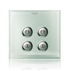 Schneider 施耐德 – 兩位 2x300VA 窗簾開關掣 U202SCN600ZB