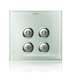 Schneider 施耐德 – 兩位 2x300VA 窗簾開關掣 U202SCN600ZB