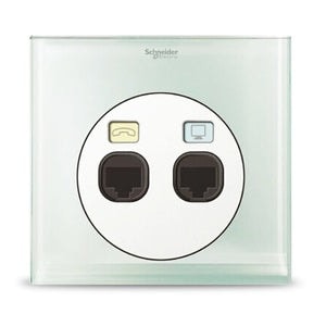 Schneider 施耐德 – 兩位電話數據插座 UD31TD