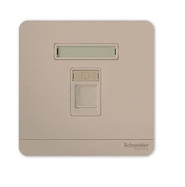 Schneider 施耐德 – 單位RJ45八線5e類數據插座,Keystone面板備防塵活門 E8331RJS5 WE / E8331RJS5 WG / E8331RJS5 WD