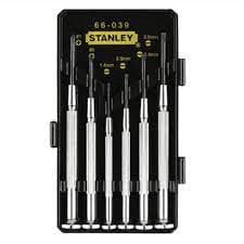 STANLEY 史丹利 66-039-23 6件套金屬精密螺絲批