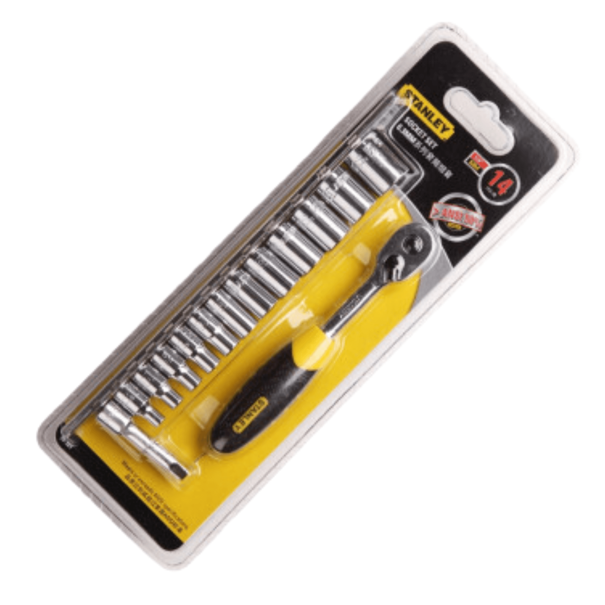 STANLEY 95-321-1-23 14-Piece 1/4" Drive Socket Set
