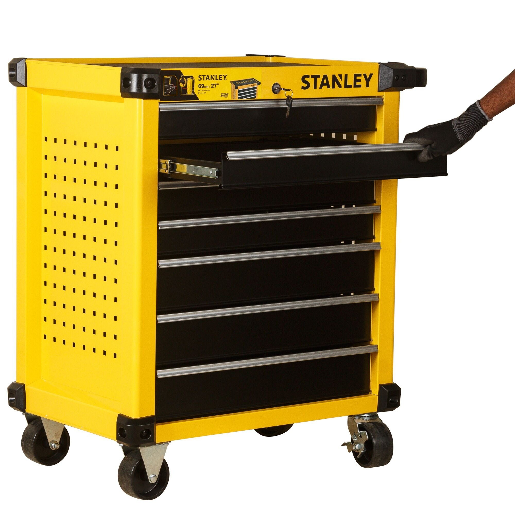STANLEY 史丹利 STST74306-8-23 27寸 7抽屜輕型工具車