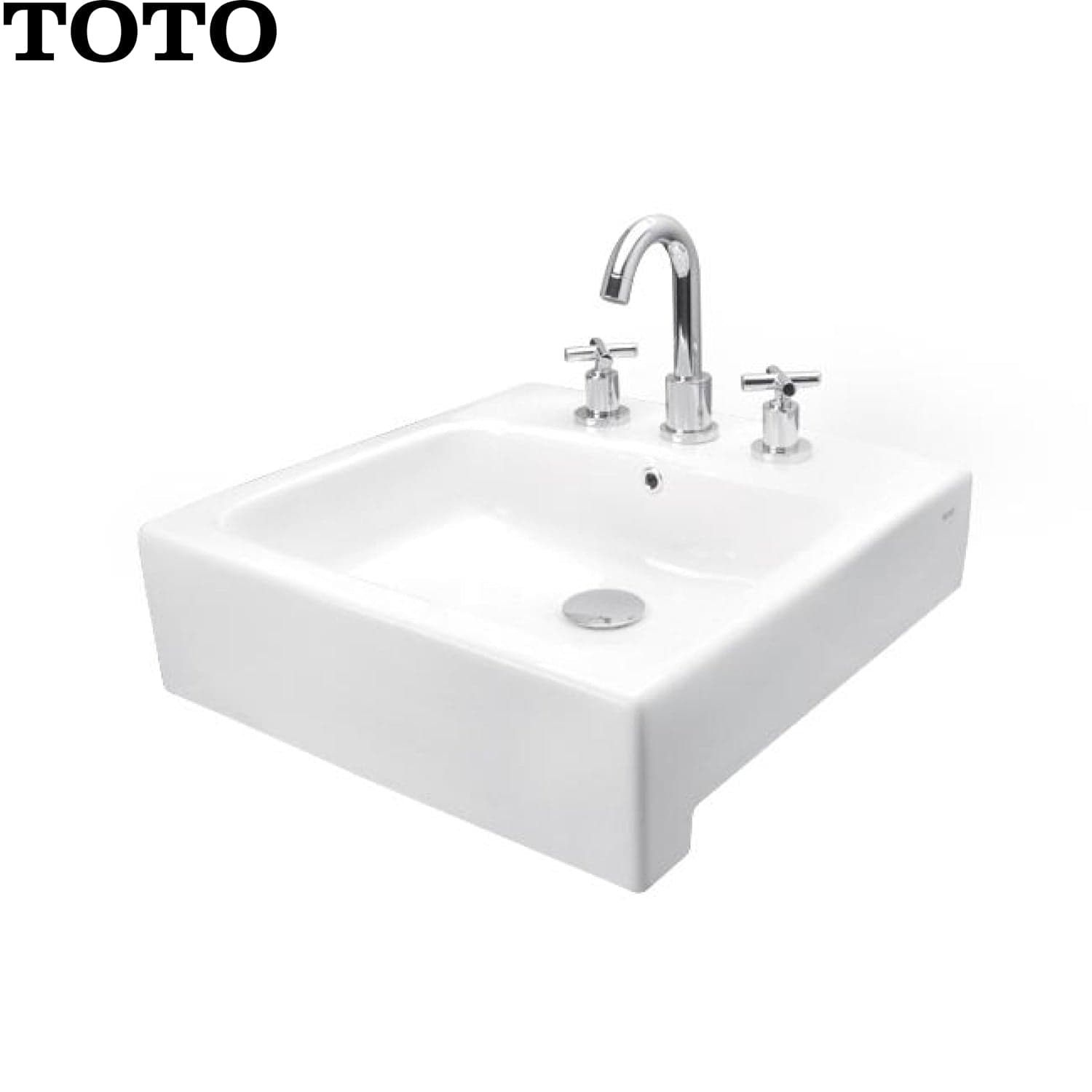TOTO LW641CJ 50厘米 半埋入桌上式洗臉盆