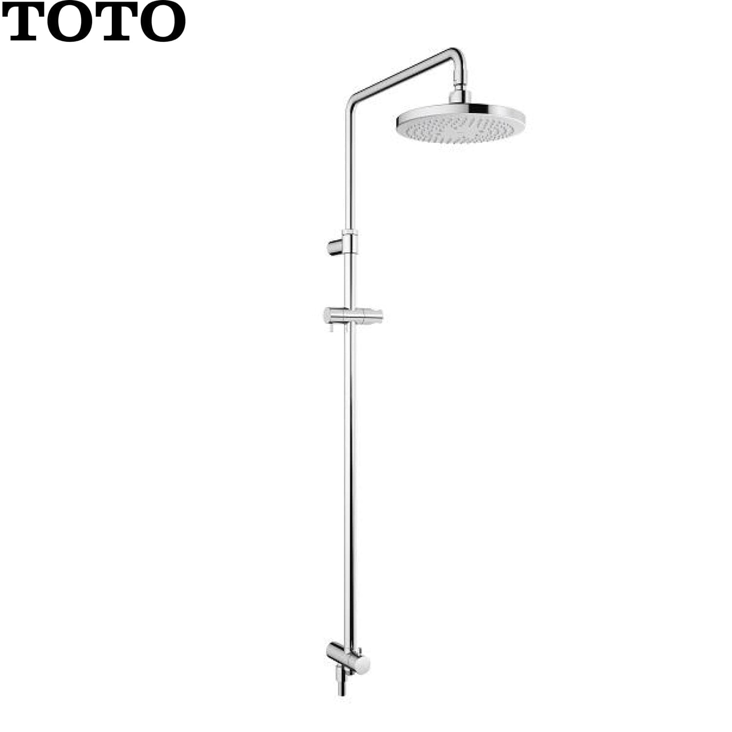 TOTO TBW01001B 銅合金壁式單柄轉換閥 (帶固定花灑)