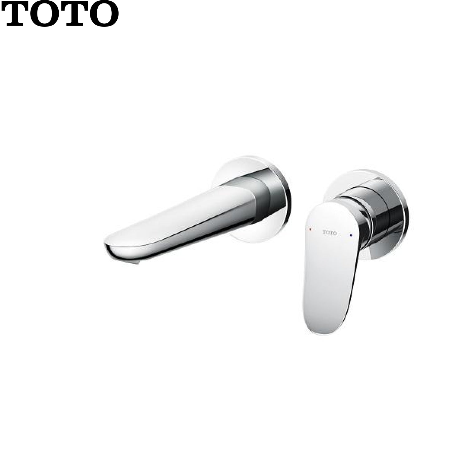 TOTO TLS04308B 銅合金壁式單柄雙控暗裝洗面器水嘴