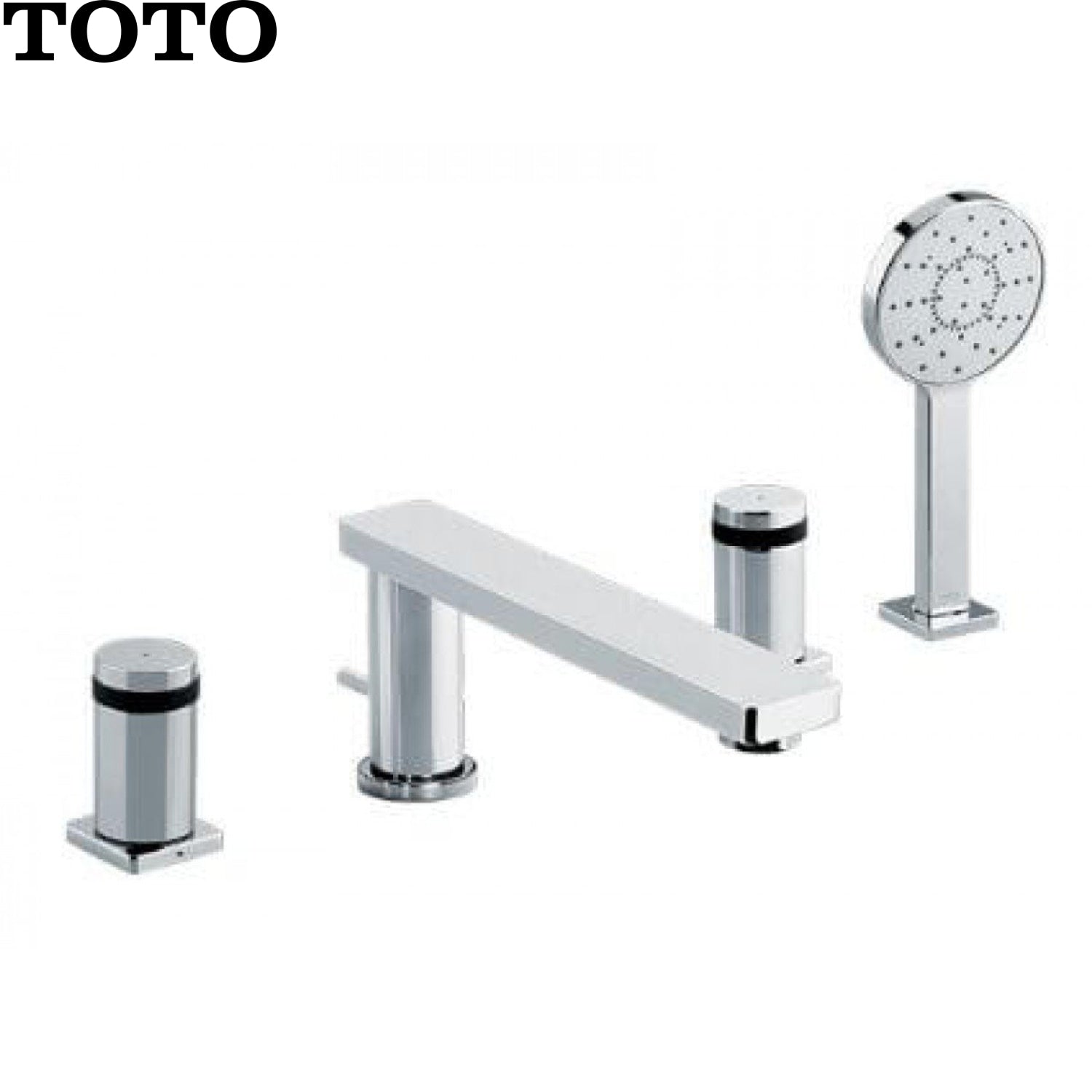 TOTO TX447SMBR Deck Mounted 4 Holes Combination Bath-hong-kong