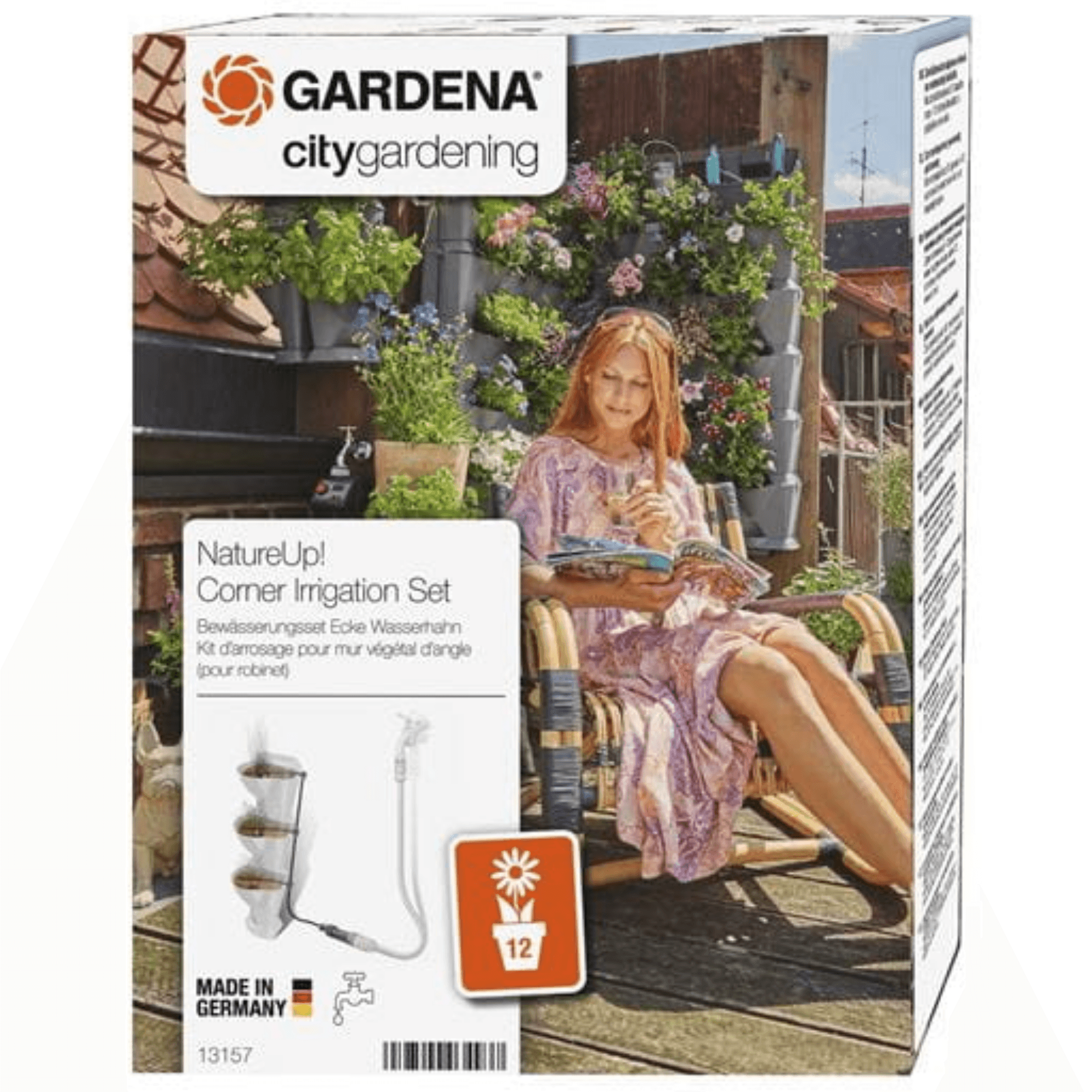 德國 GARDENA 13157-20 NatureUp! Corner Watering Set 園藝系統