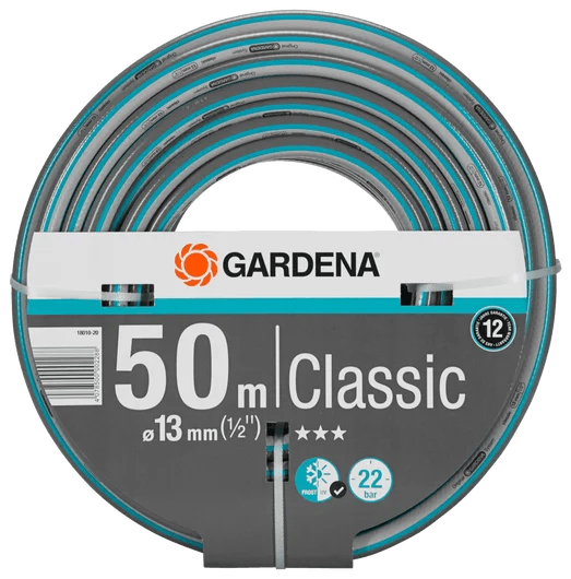 德國 GARDENA 18010-20 Classic Hose 13mm(1/2") 50m 軟喉