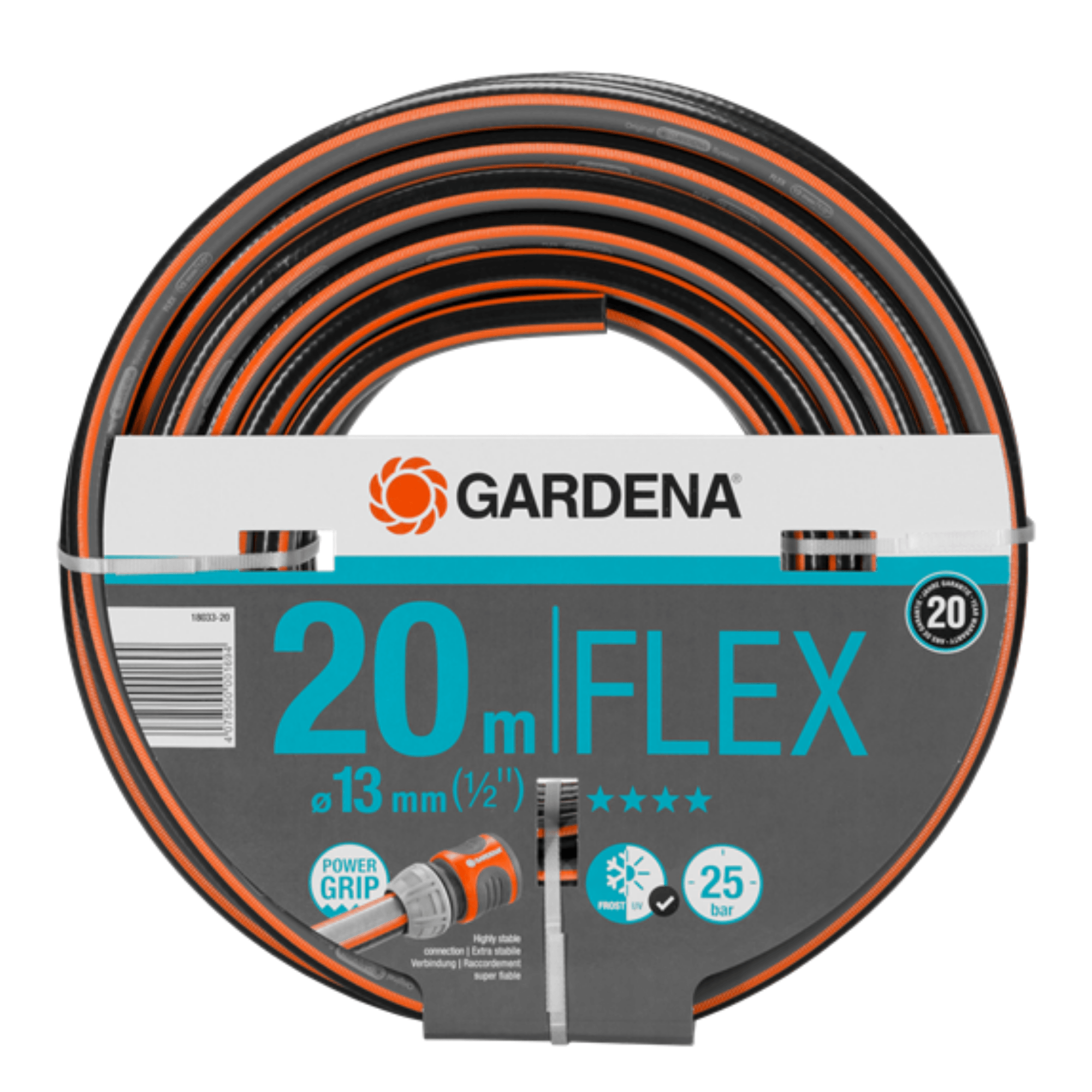 德國 GARDENA 18033-20 Comfort FLEX Hose 13mm(1/2") 20m 軟喉