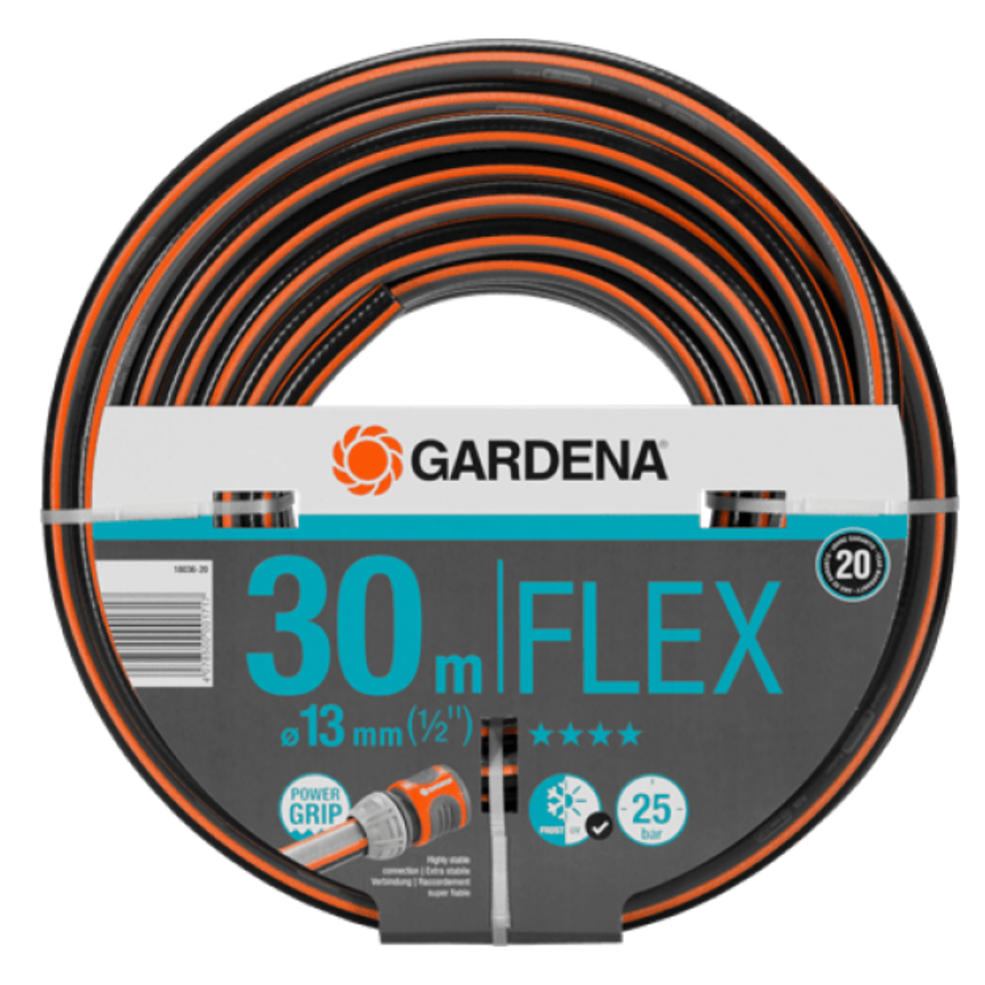 德國 GARDENA 18036-20 Comfort FLEX Hose 13mm(1/2") 30m 軟喉