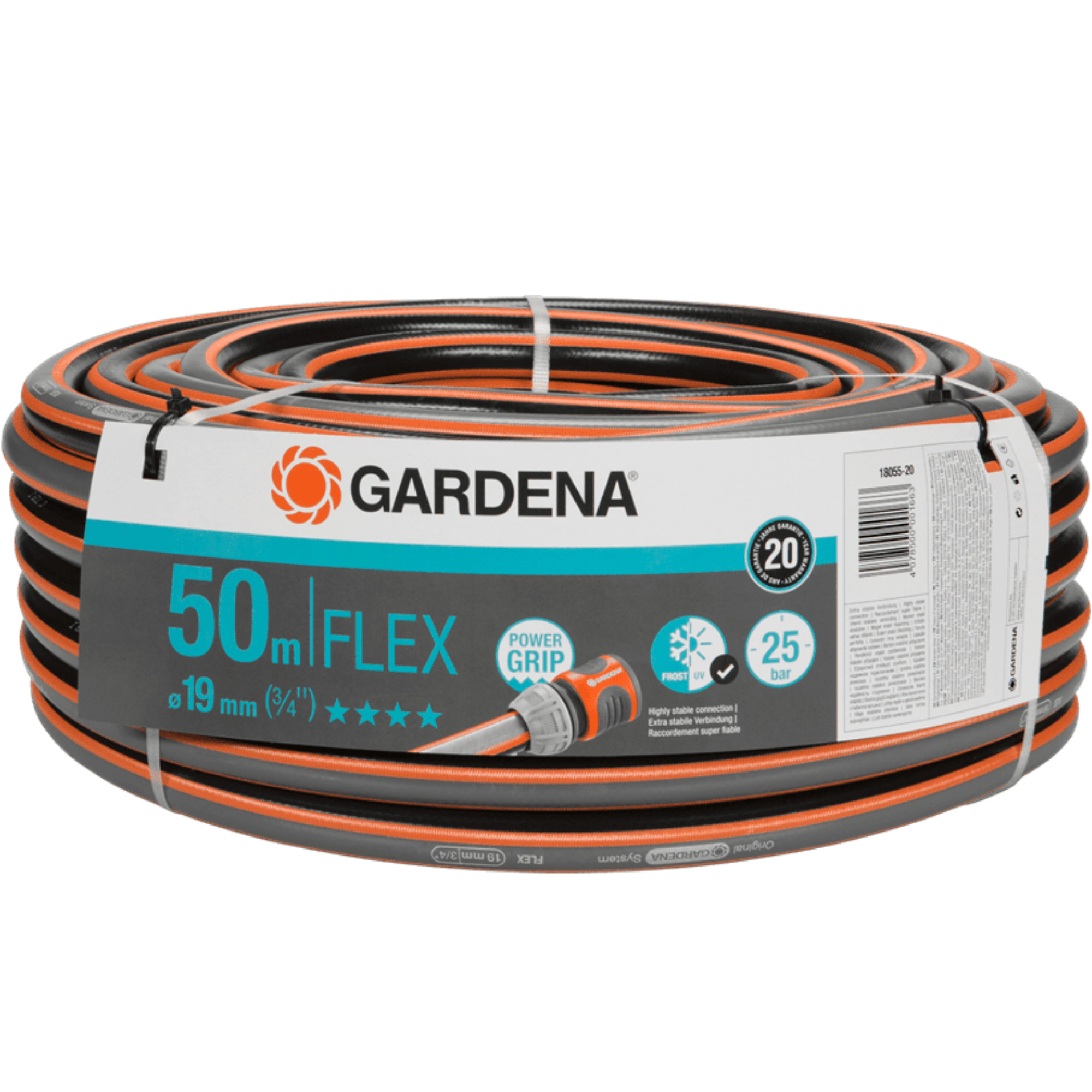 德國 GARDENA 18055-20 Comfort FLEX Hose 19mm(3/4") 50m 軟喉