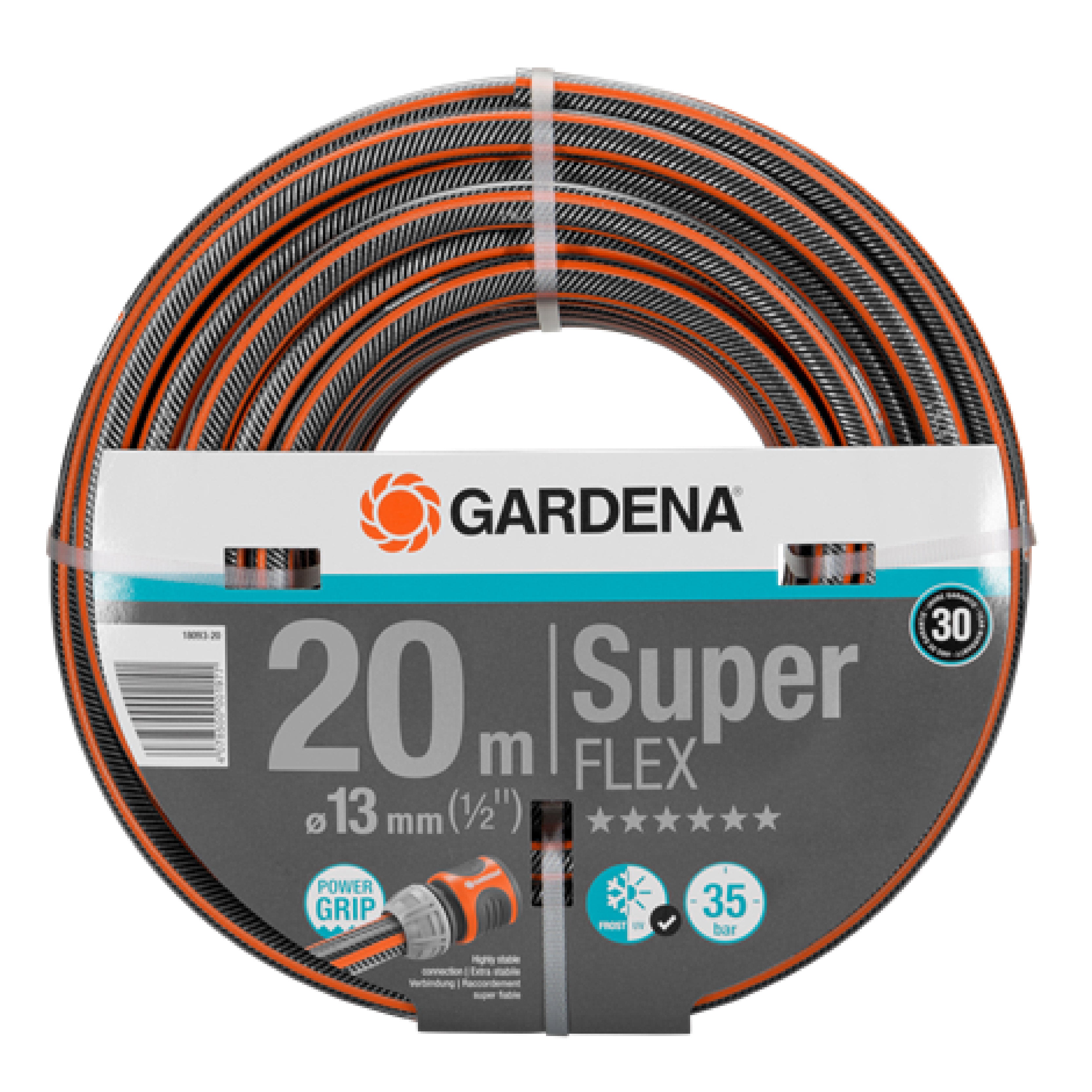 德國 GARDENA 18093-20 Premium SuperFLEX Hose 13mm (1/2") 20m 軟喉