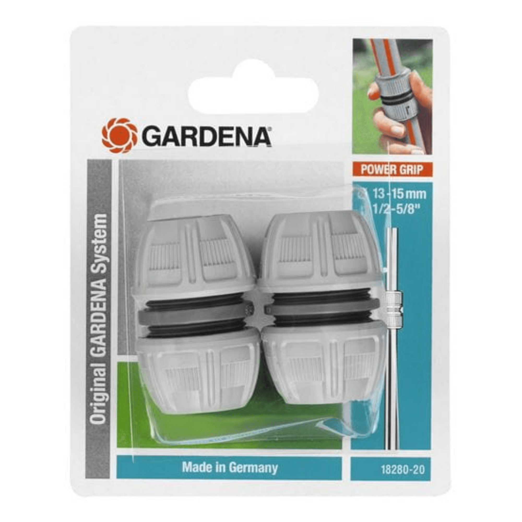德國 GARDENA 18280-20 Hose Repair Set 軟管修理套裝