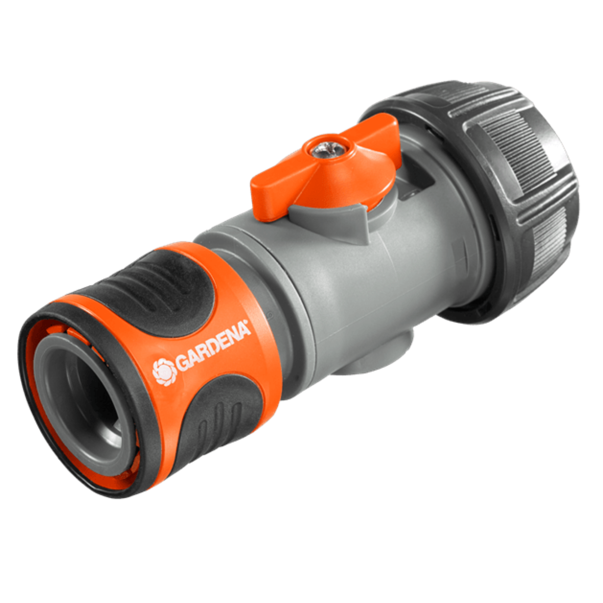 德國 GARDENA 2943-20 Hose Connector with Control Valve 軟管接駁器 (連控制閥)