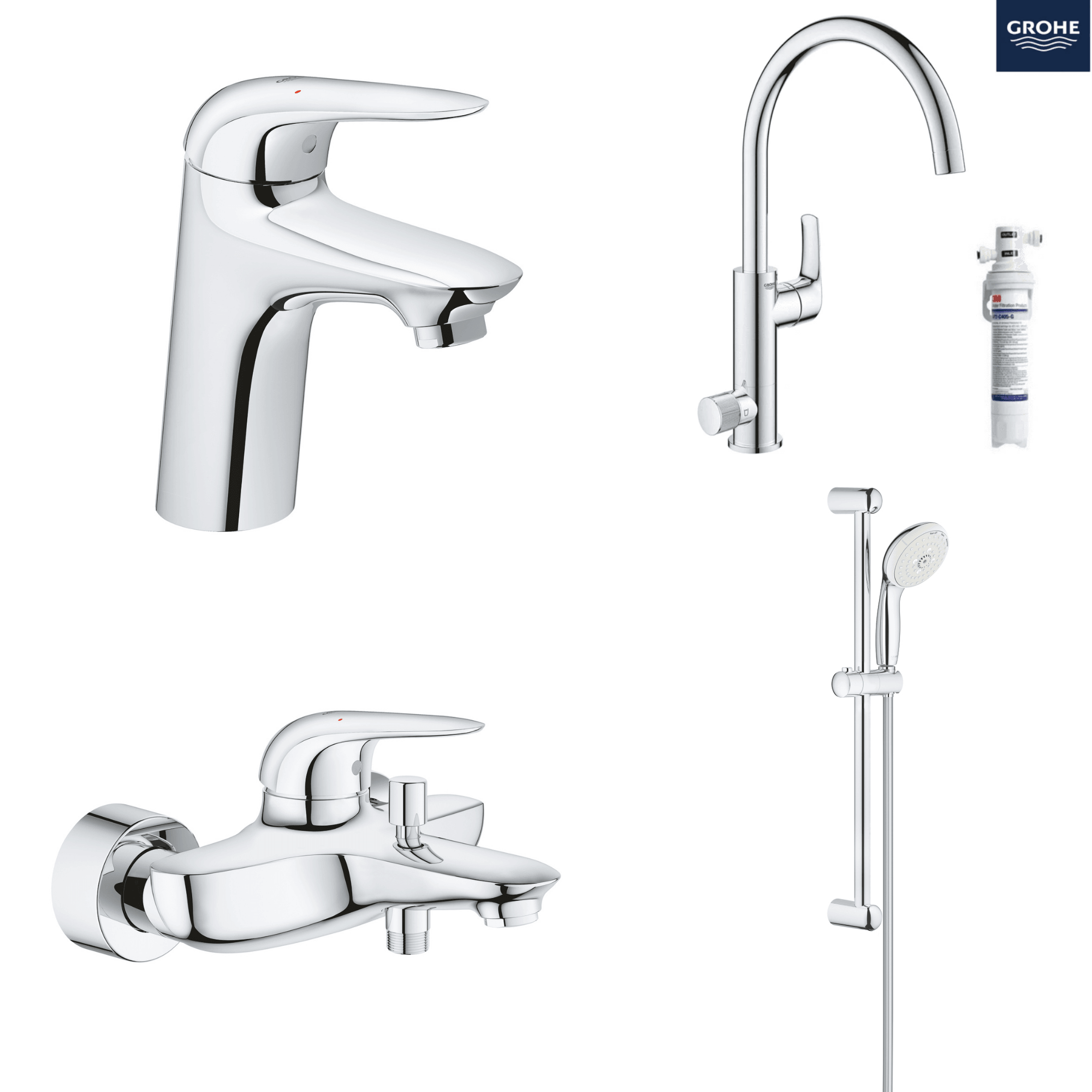 德國 GROHE 23715003+23726003+27644001+31722000 超值浴室及濾水龍頭套裝C9