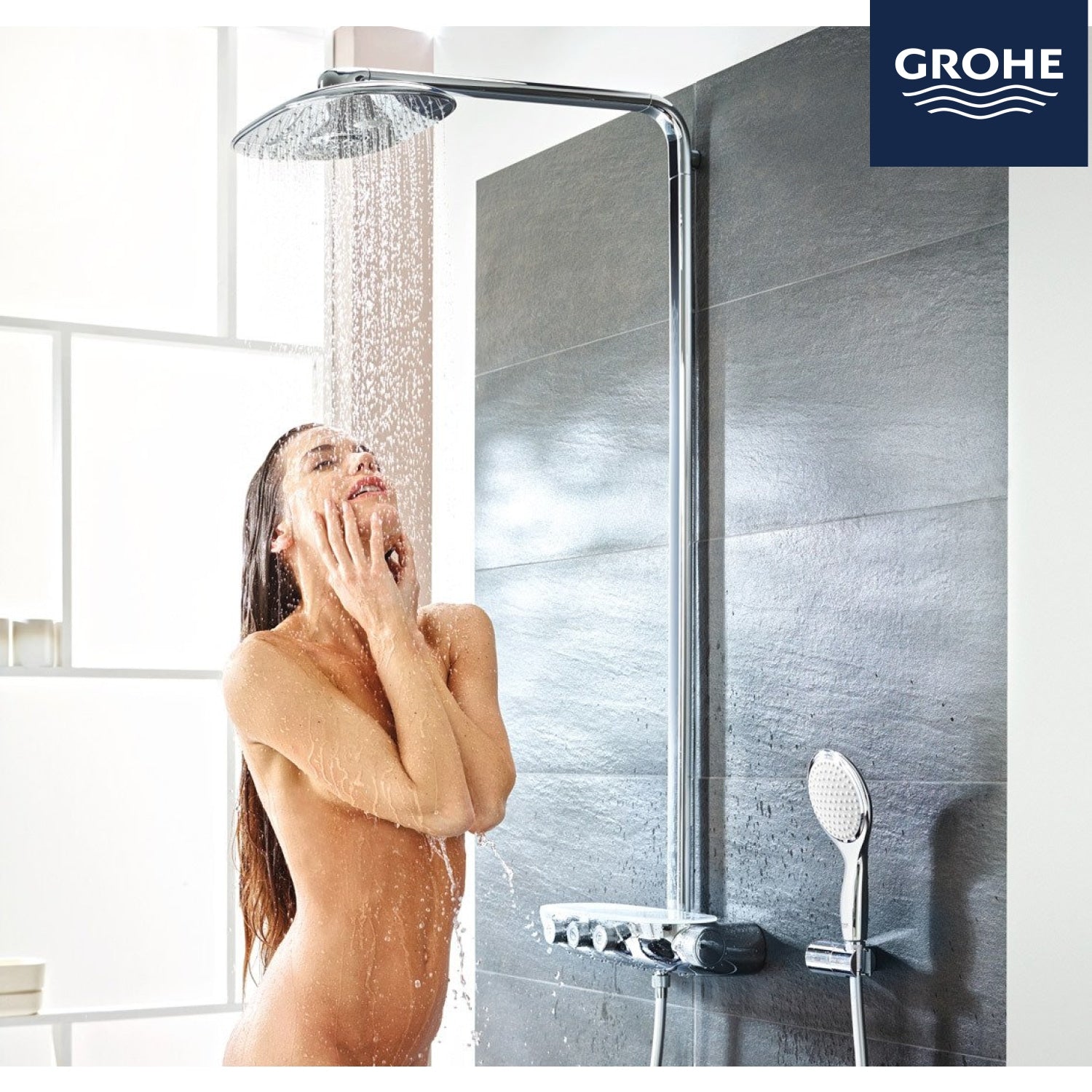 德國 Grohe 26250 Rainshower® SmartControl 360 DUO 恆溫花灑雨淋組合
