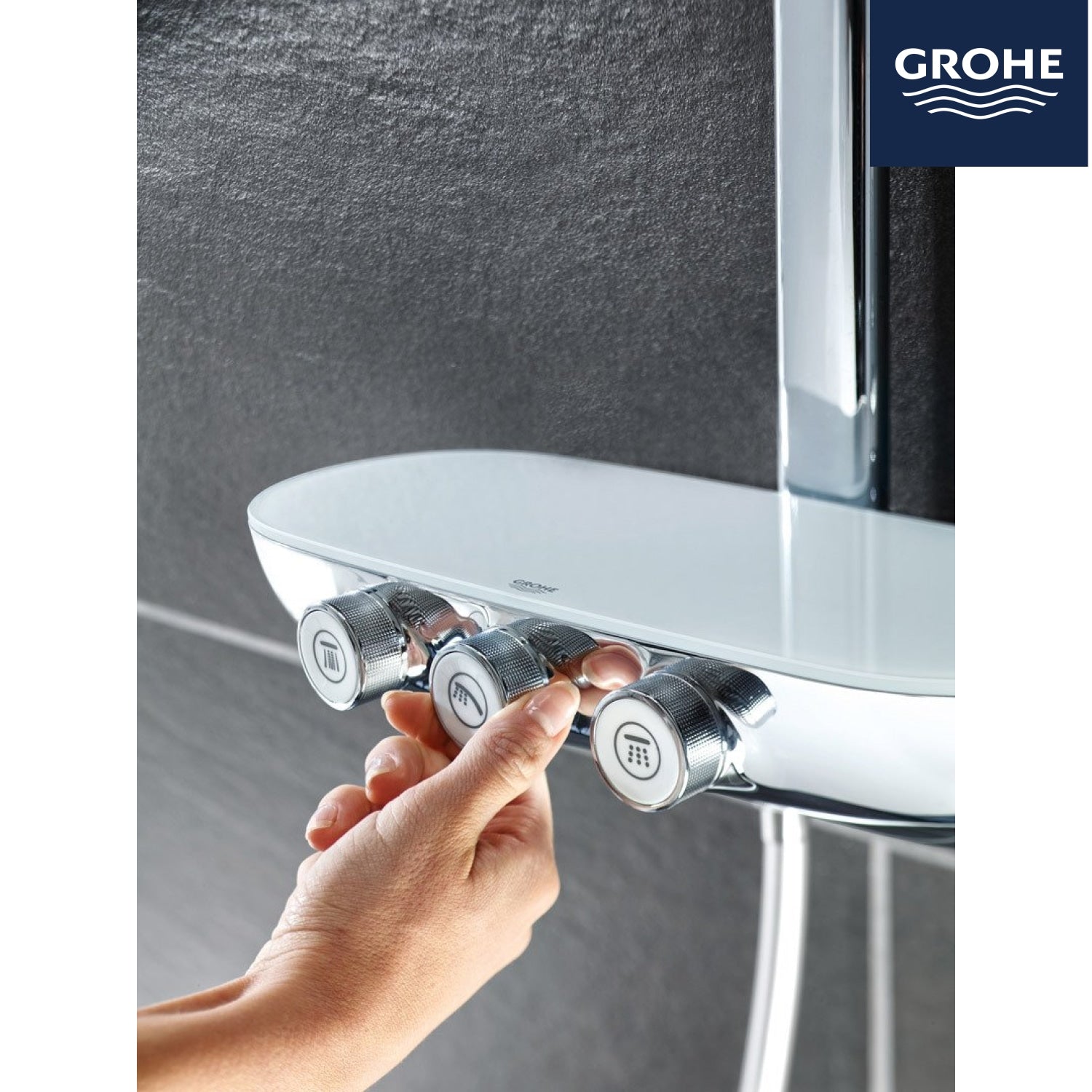 德國 Grohe 26250 Rainshower® SmartControl 360 DUO 恆溫花灑雨淋組合