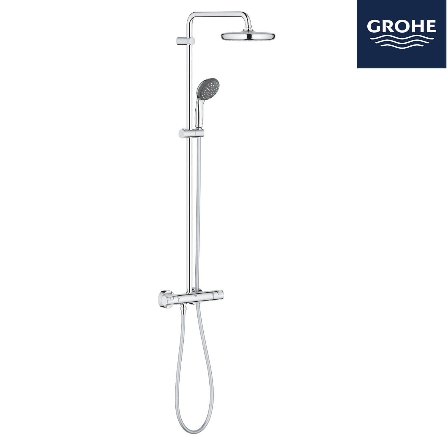Germany GROHE 27960001 Vitalio Start System 210 Thermostatic Rain Shower