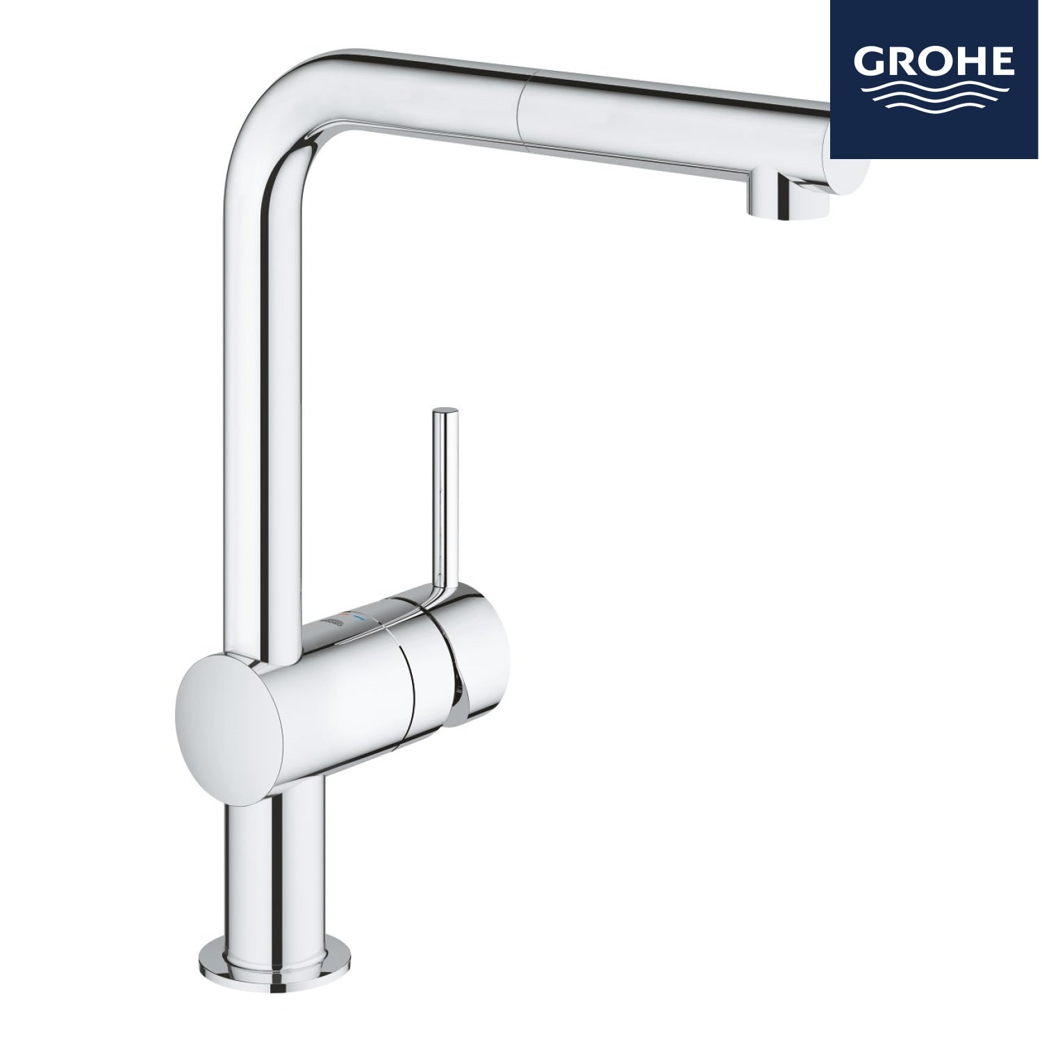 德國 GROHE 32168000 Minta L型拉出式廚房龍頭