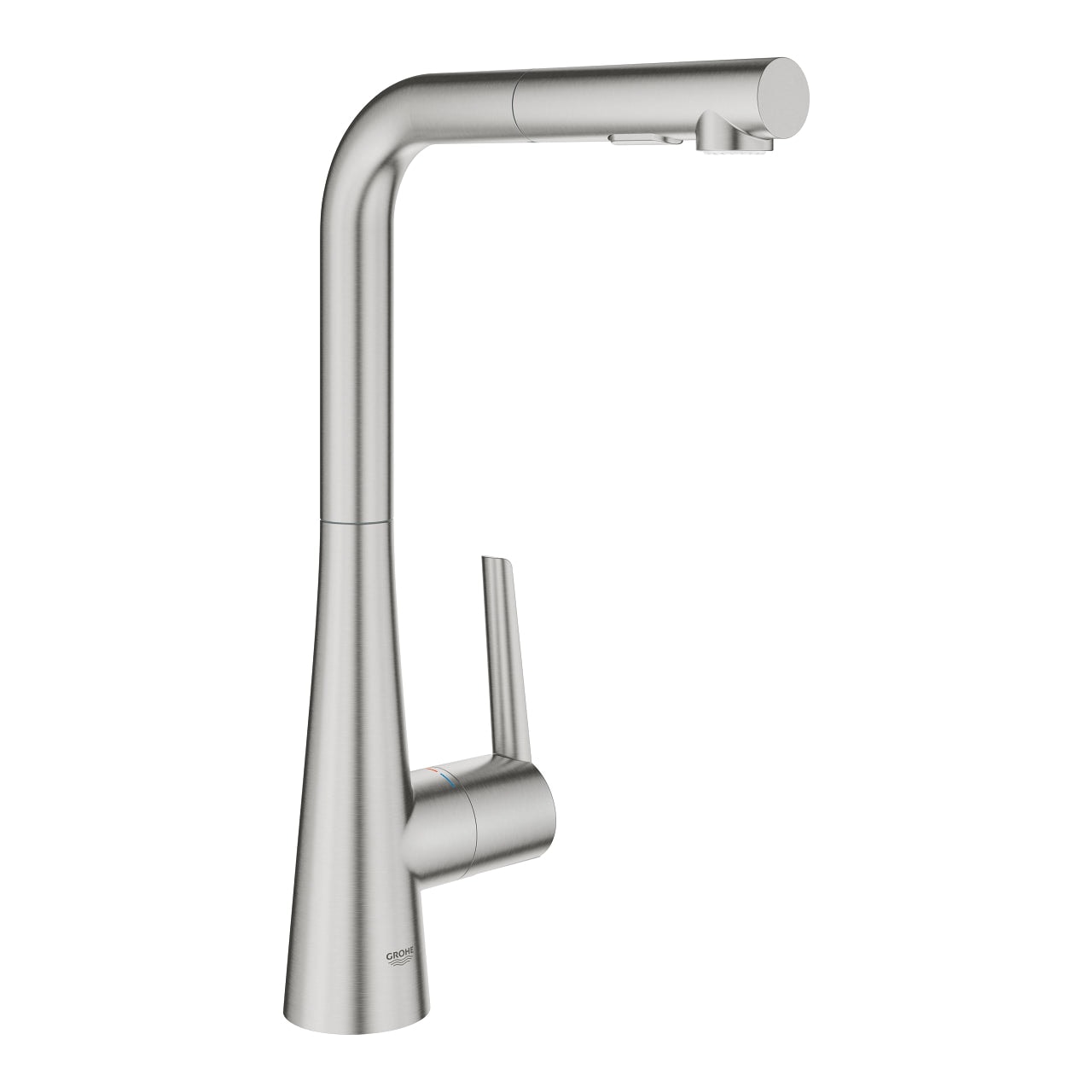 德國 GROHE 32553DC2 Zedra 拉出式廚房龍頭 (拉絲)