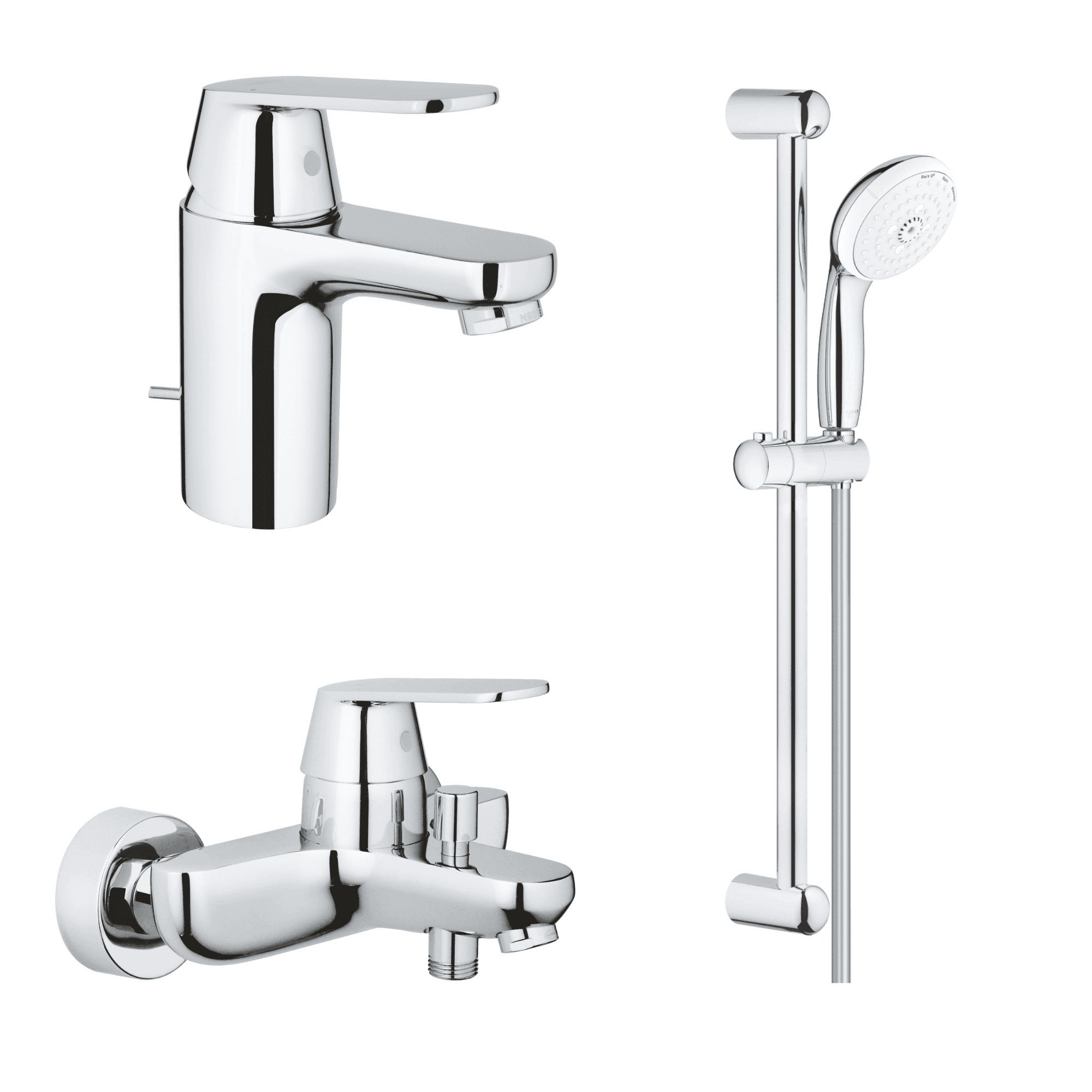 Germany GROHE 32825000+32831000+27794001 Eurosmart Cosmopolitan Value Bathroom Faucet Set