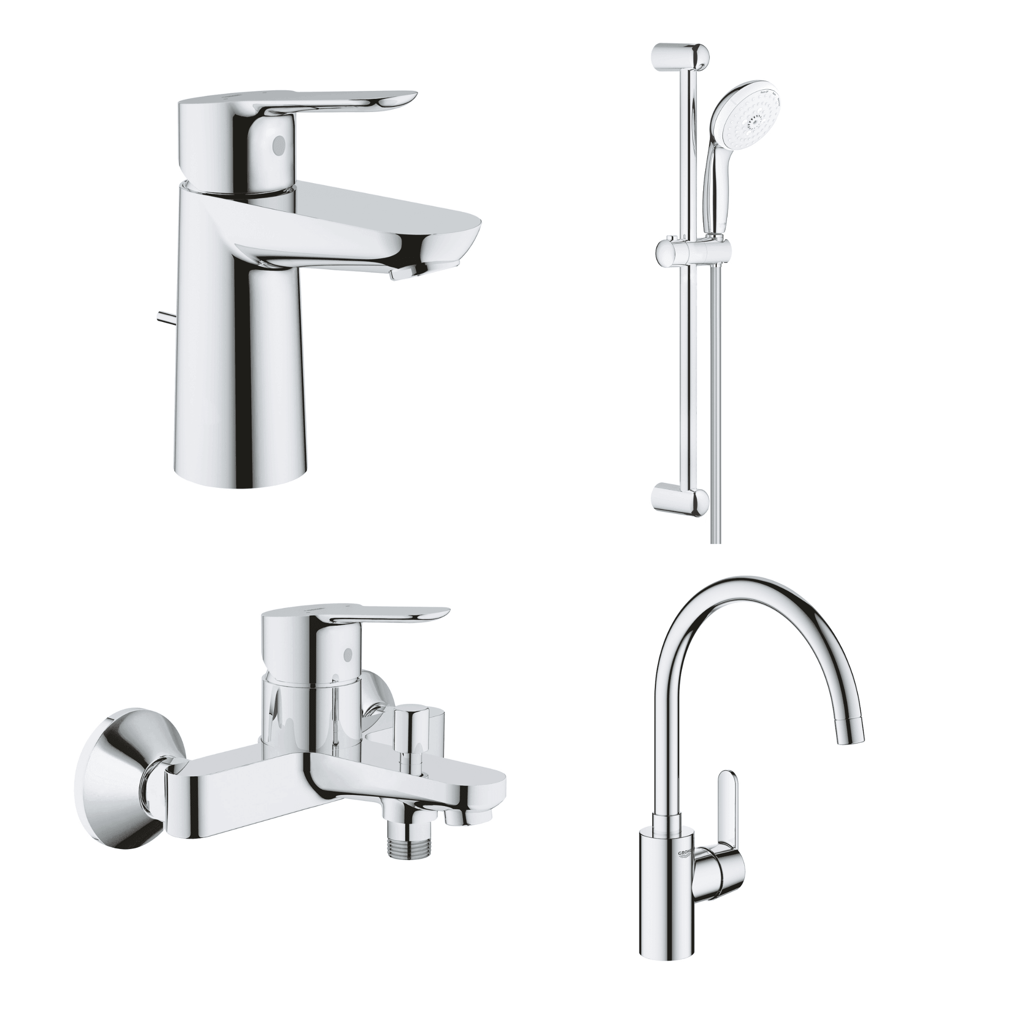 德國 GROHE BAUEDGE 超值浴室龍頭套裝 A5