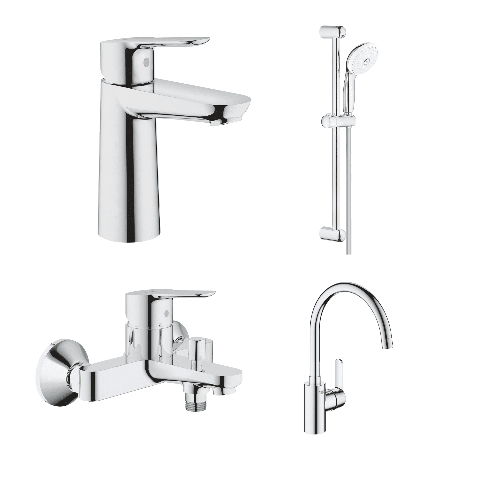 German GROHE BAUEDGE Value Bathroom Faucet Set A6