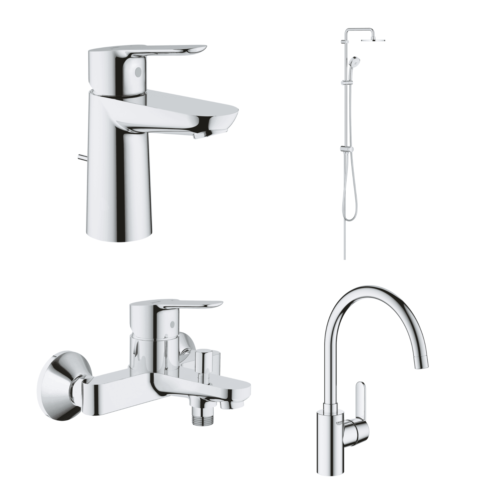 德國 GROHE BAUEDGE 超值浴室龍頭套裝 A7