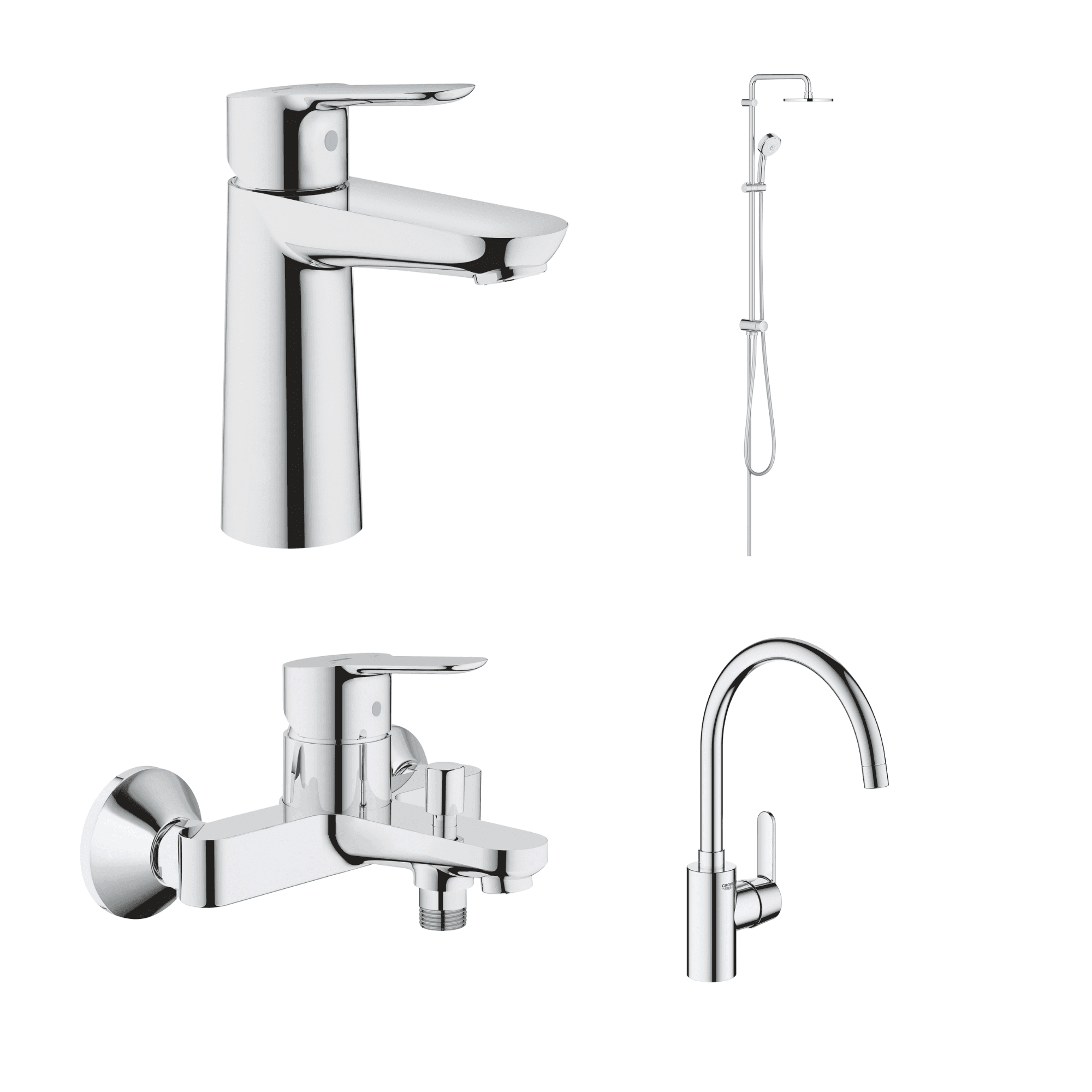 Germany GROHE BAUEDGE Value Bathroom Faucet Set A8
