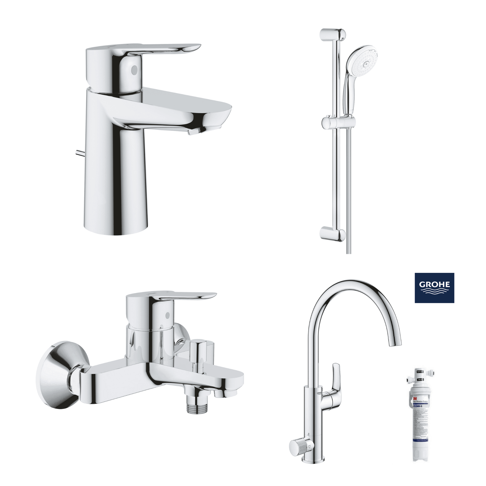 德國 GROHE BAUEDGE 超值浴室龍頭套裝 A9