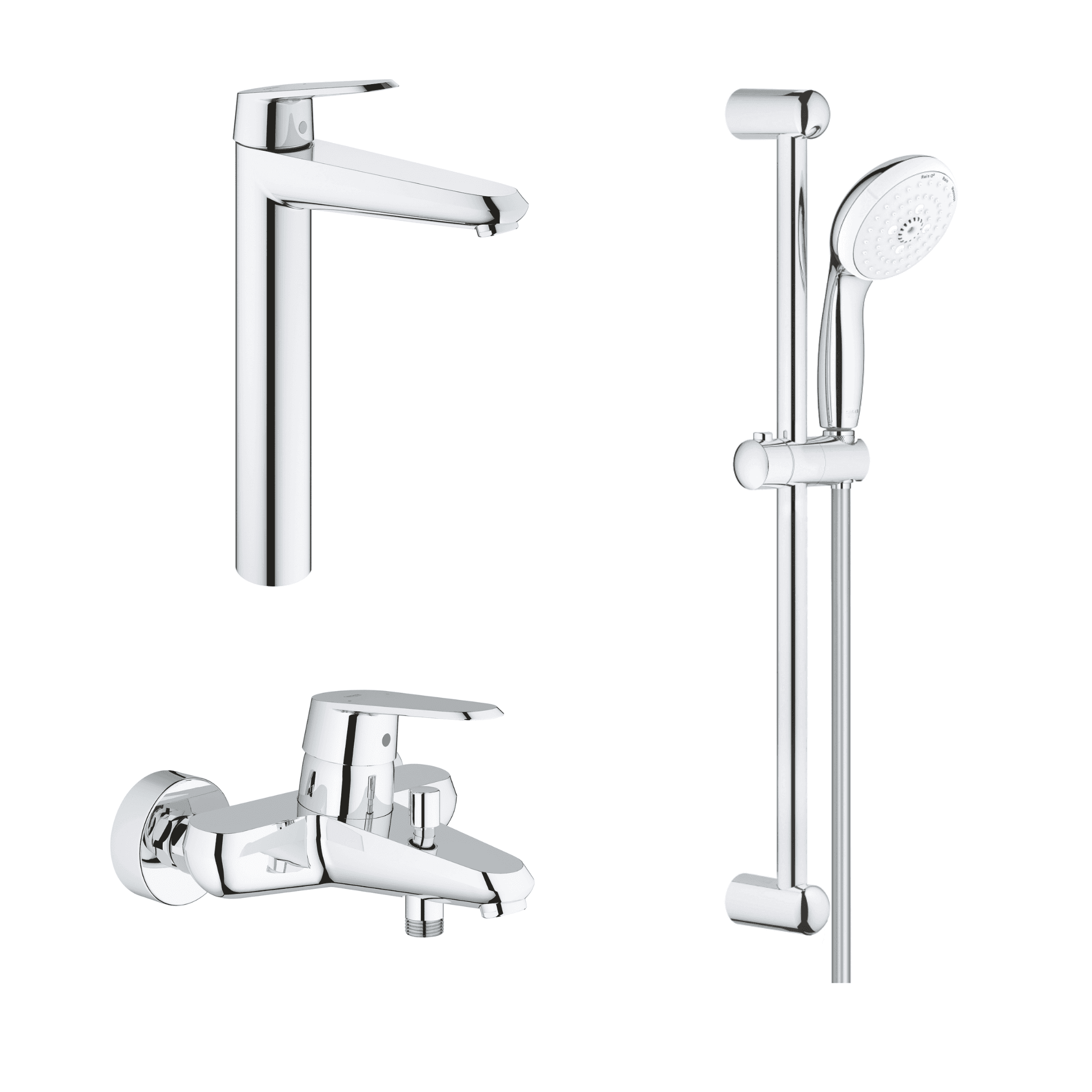 Germany GROHE Eurodisc Cosmopolitan Value Bathroom Faucet Set (Tall Basin Faucet) (Made in Germany)