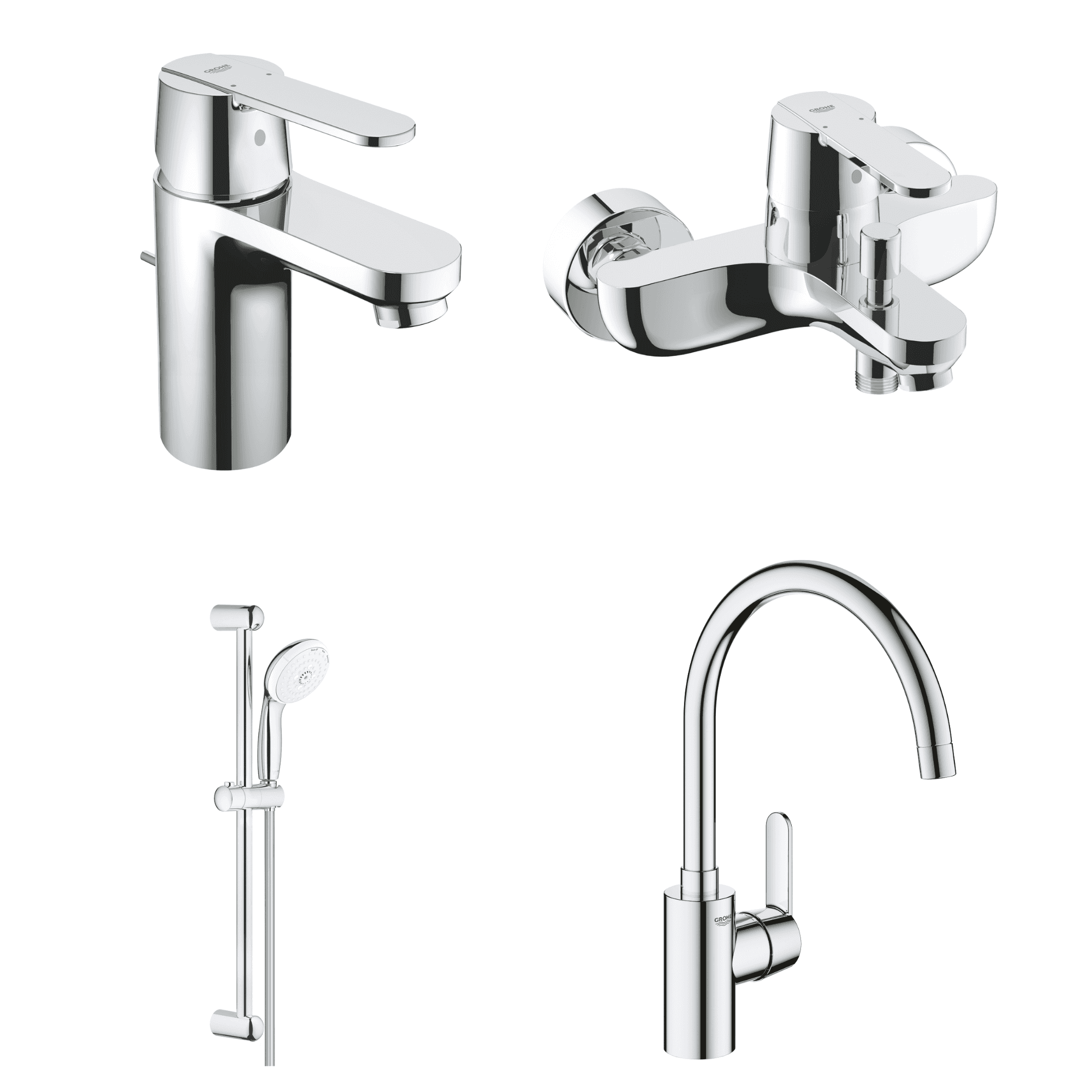German GROHE GET Value Bathroom Faucet Set B5