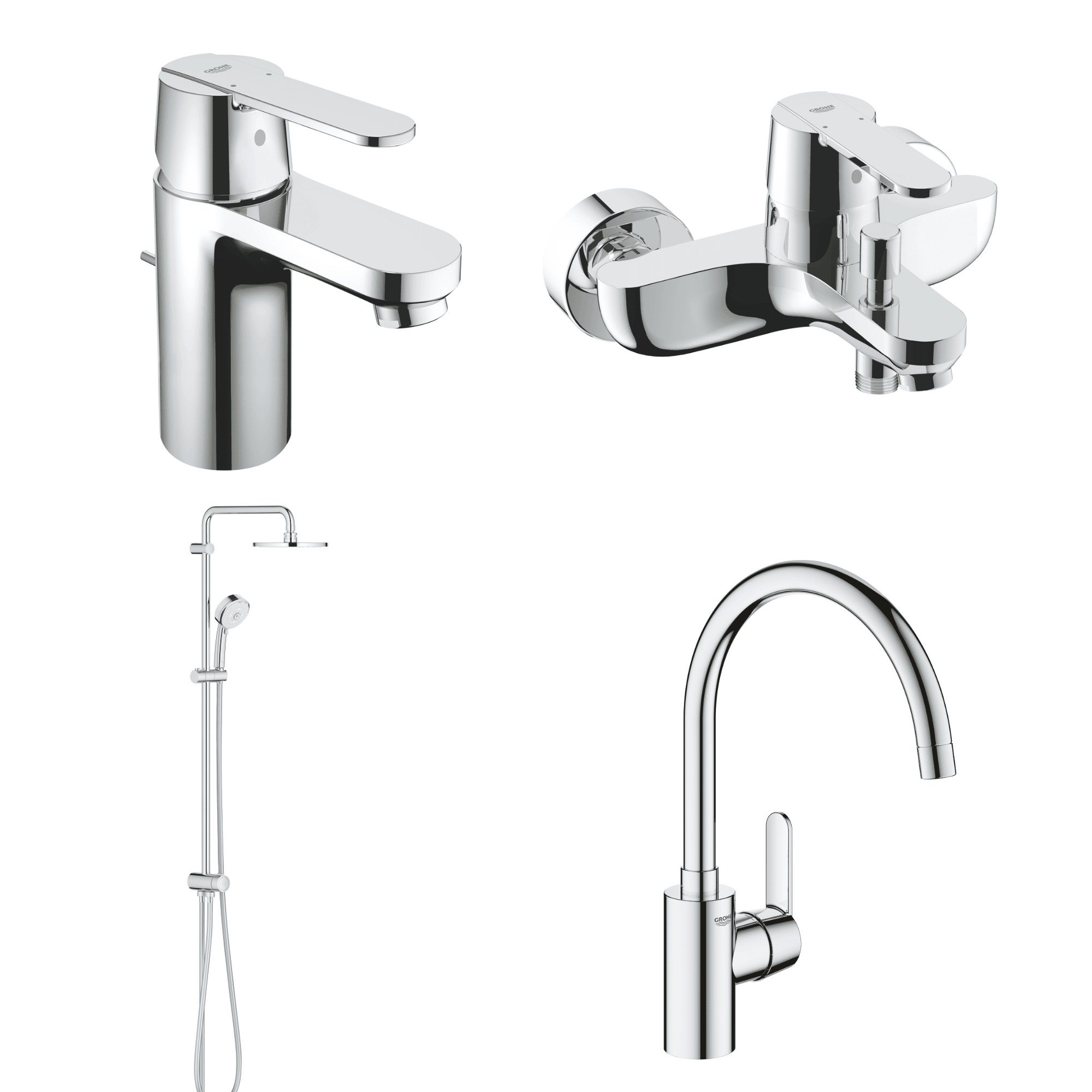 德國 GROHE GET 超值浴室龍頭套裝 B7