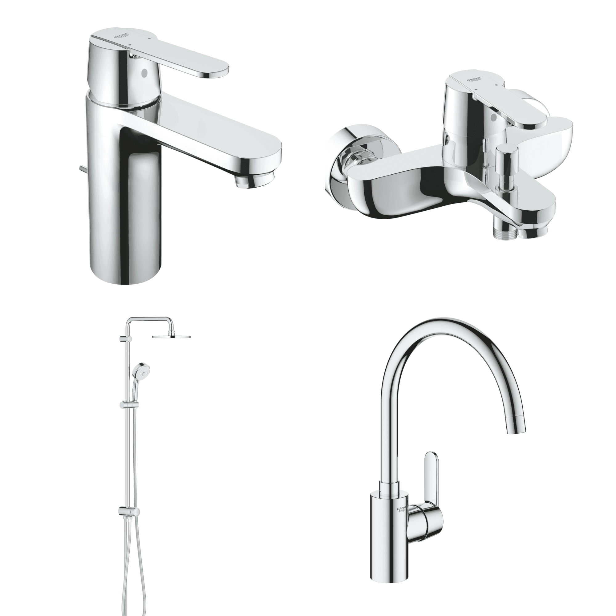 Germany GROHE GET Value Bathroom Faucet Set B8
