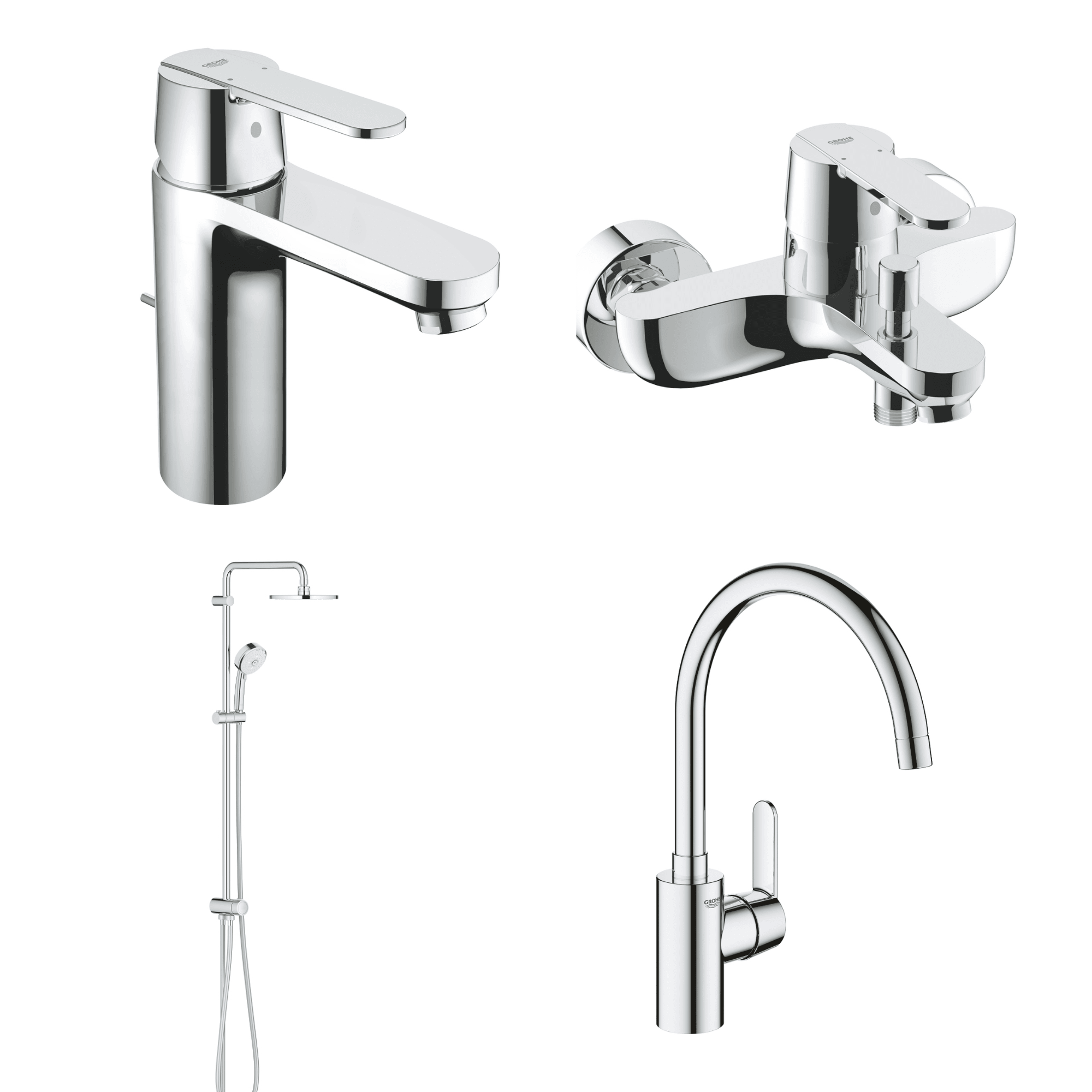 德國 GROHE GET 超值浴室龍頭套裝 B8