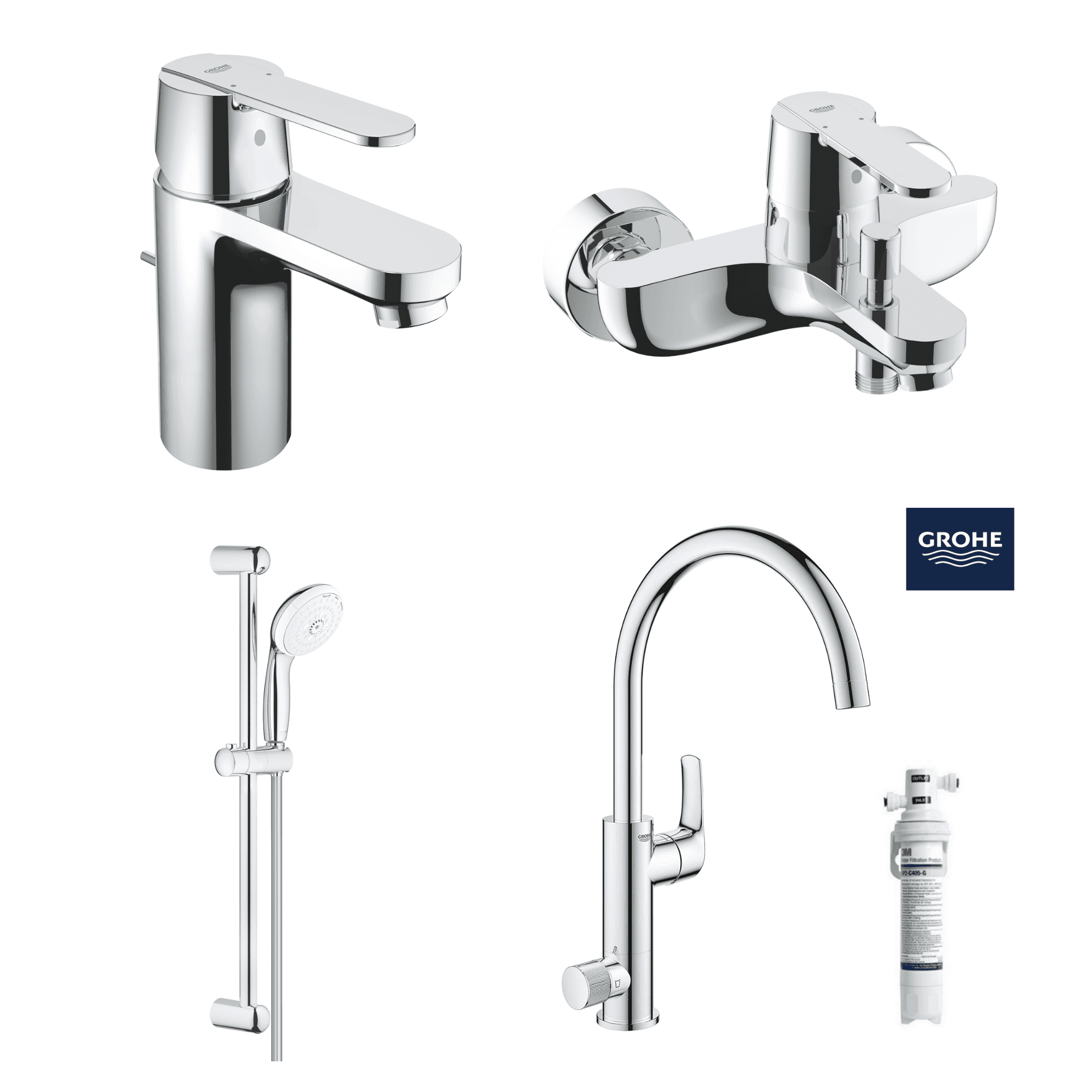 Germany GROHE GET Value Bathroom Faucet Set B9