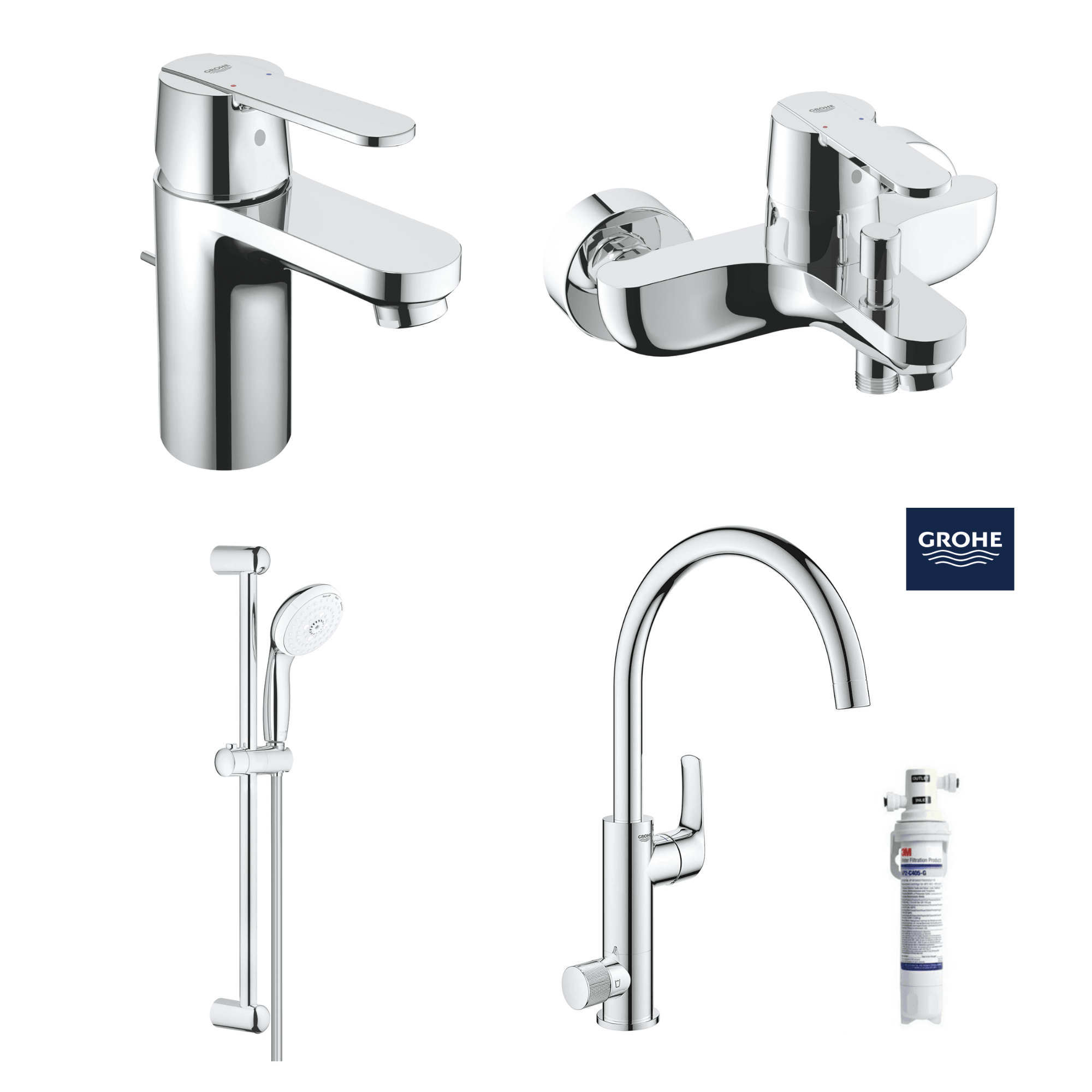 德國 GROHE GET 超值浴室龍頭套裝 B9