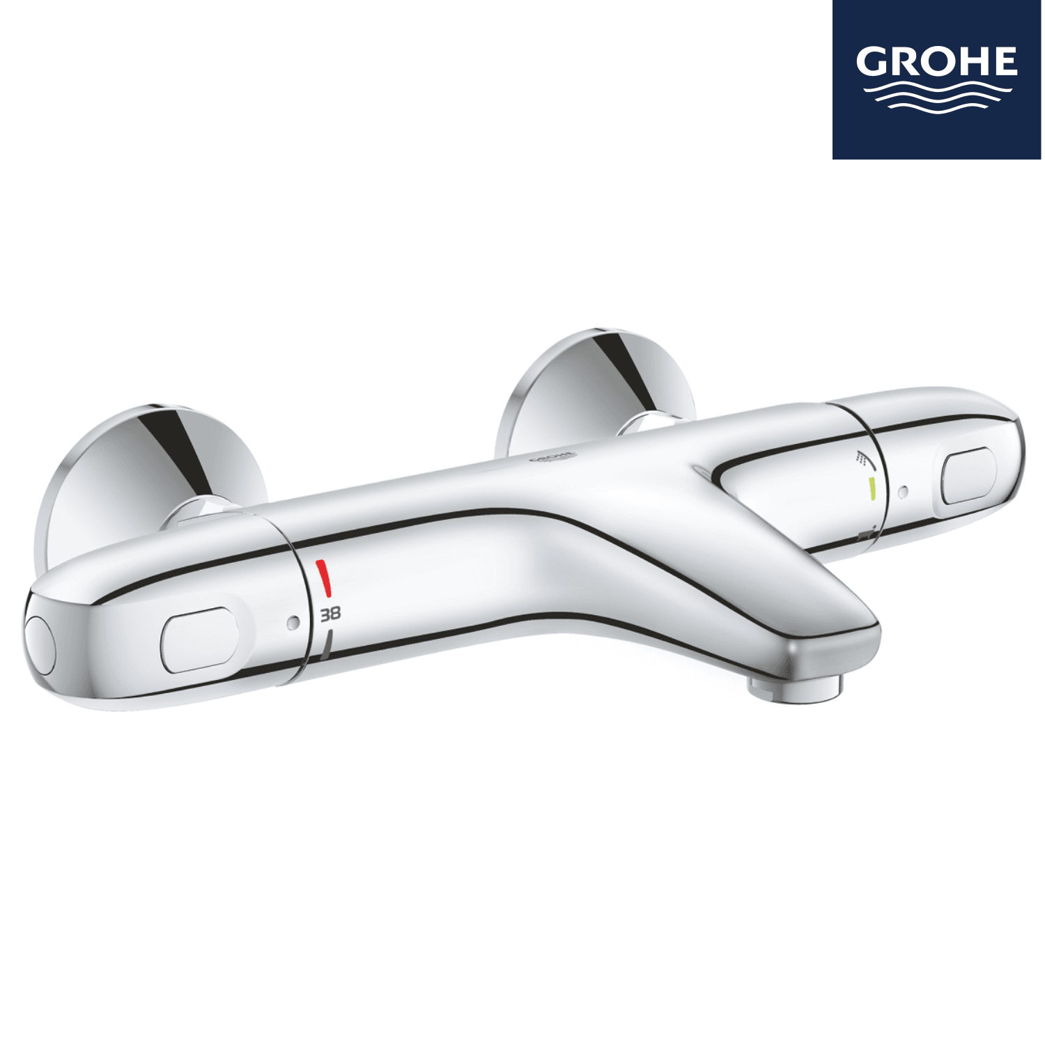 德國 GROHE Grohtherm 1000 34155003 明牆恆溫浴缸龍頭