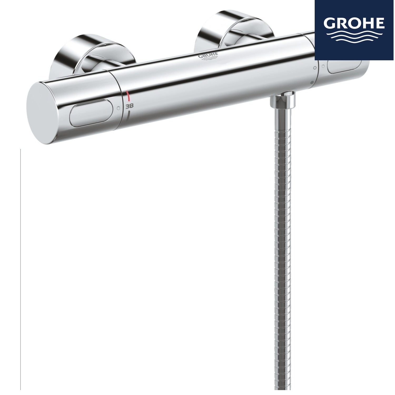 德國 GROHE Grohtherm 3000 34274000 明牆恆溫花灑龍頭