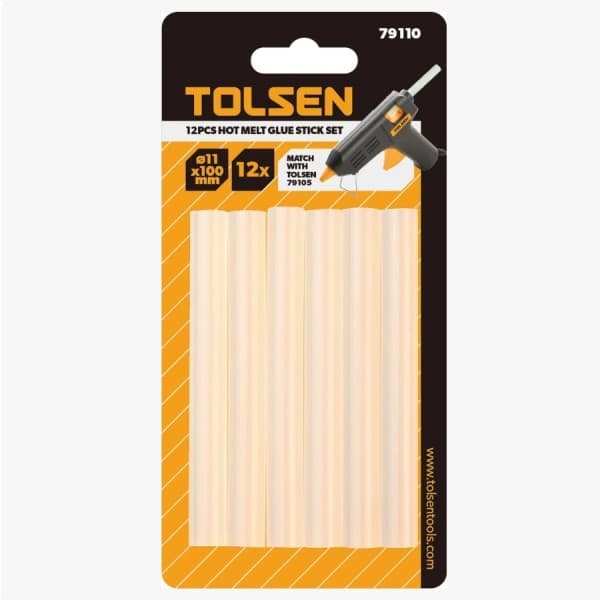 東森牌 - TOLSEN 79110# 熱熔膠條 12支裝 (11.2 x 100mm)