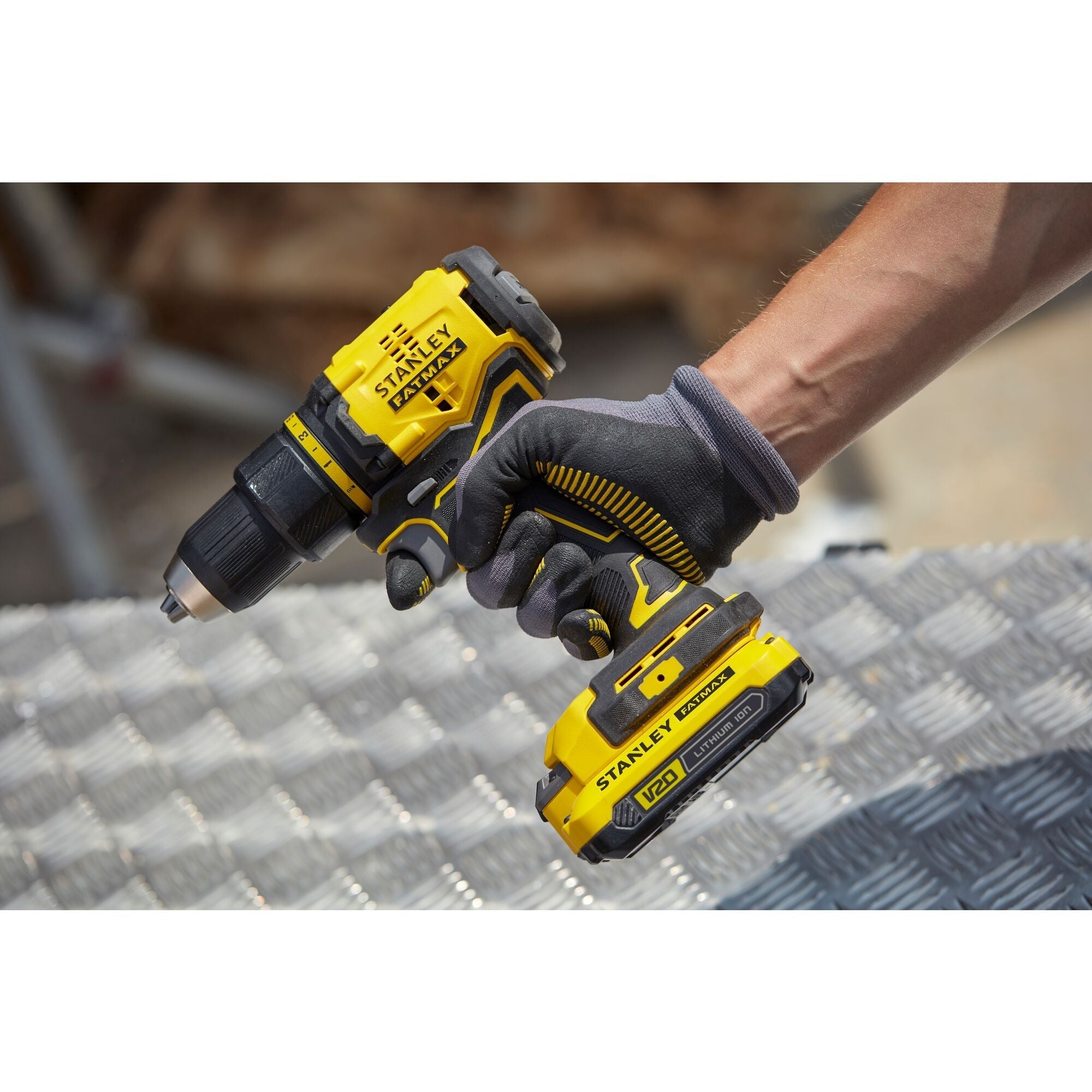 美國 STANLEY 史丹利 SBD710D2K-B1 V20 充電式無刷電鑽 (2電1充套裝)