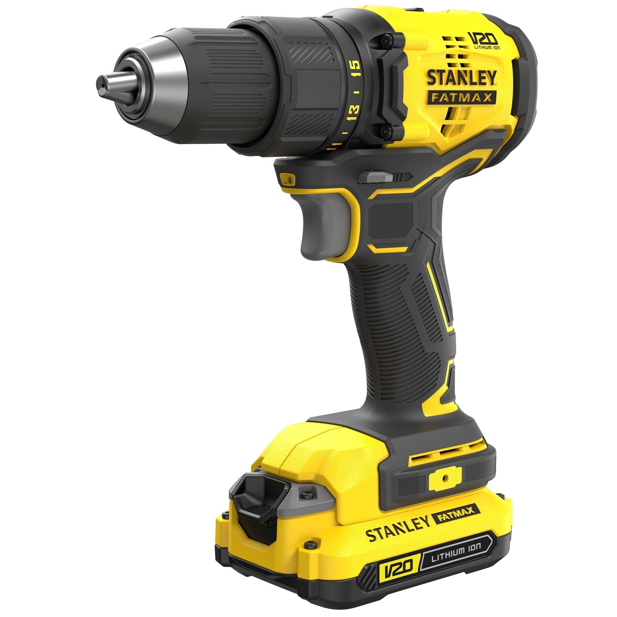 美國 STANLEY 史丹利 SBD710D2K-B1 V20 充電式無刷電鑽 (2電1充套裝)