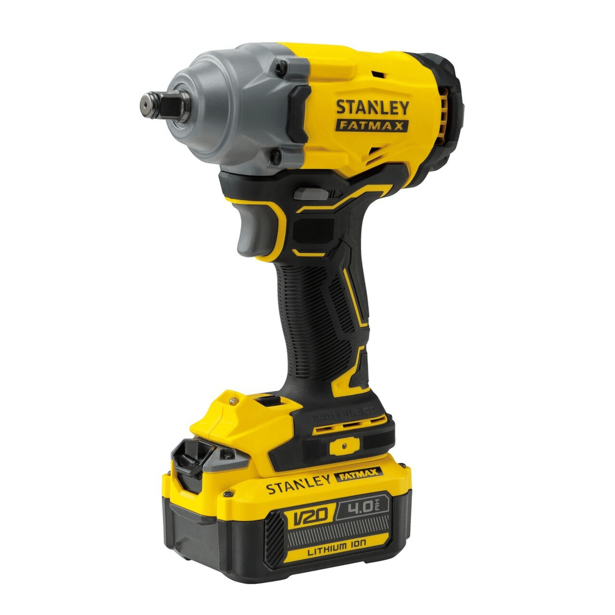 美國 STANLEY 史丹利 SBW920M2K-B1 V20 充電式無刷衝擊扳手 (2電1充套裝)