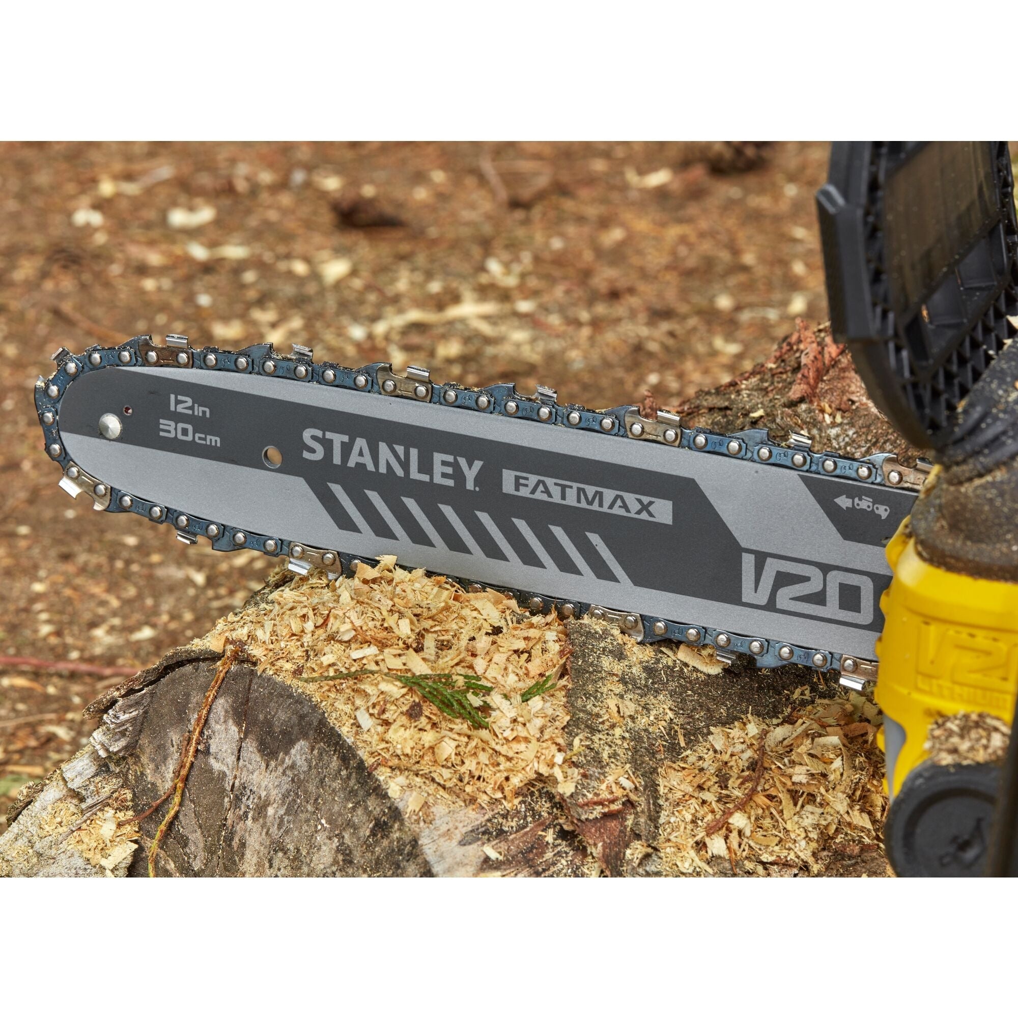 美國 STANLEY 史丹利 SFMCCS630M1-GB V20 充電式鏈鋸 (1電1充套裝)