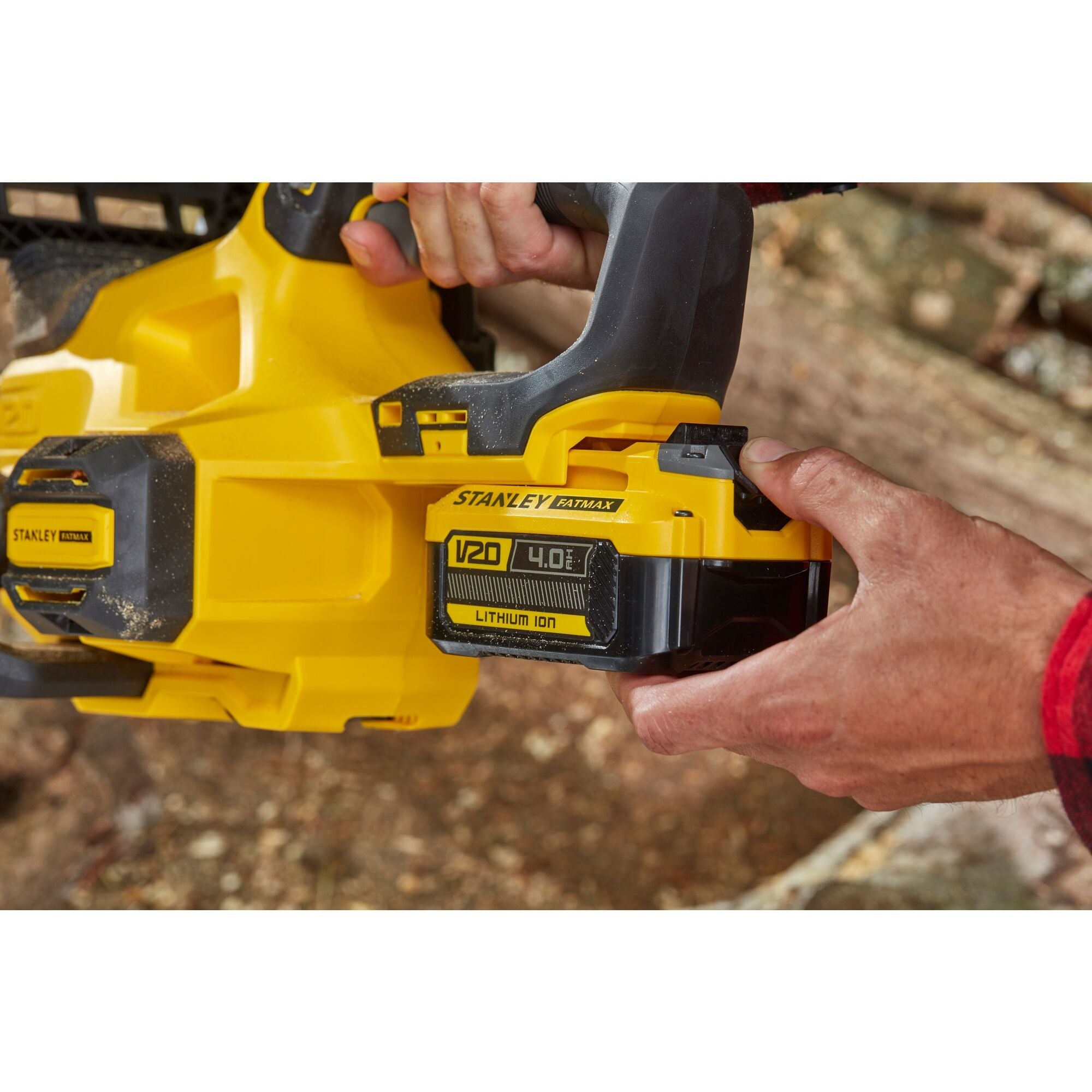 美國 STANLEY 史丹利 SFMCCS630M1-GB V20 充電式鏈鋸 (1電1充套裝)