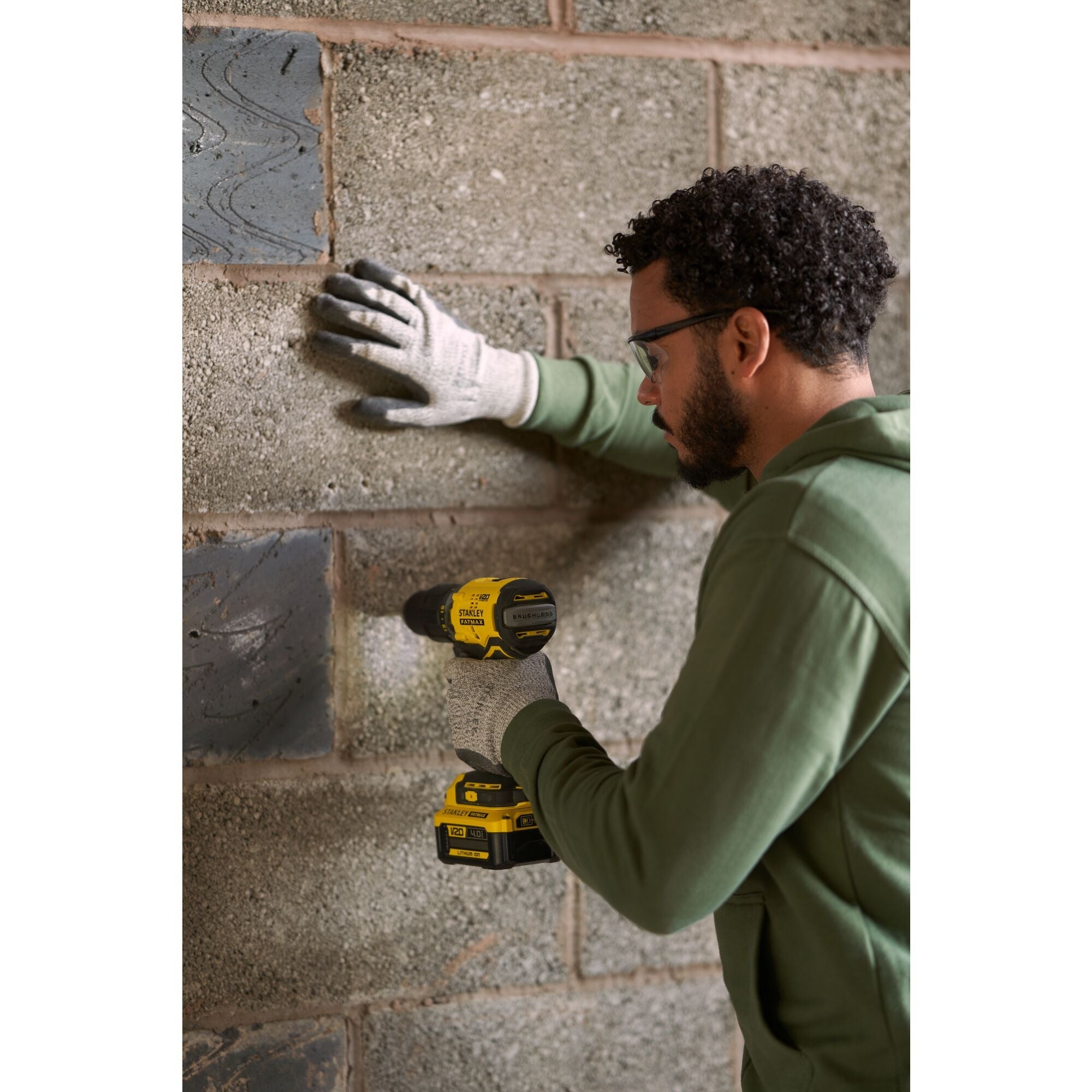 美國 STANLEY 史丹利 SFMCD715M2K-GB V20 充電式無刷衝擊電鑽 (2電1充套裝)