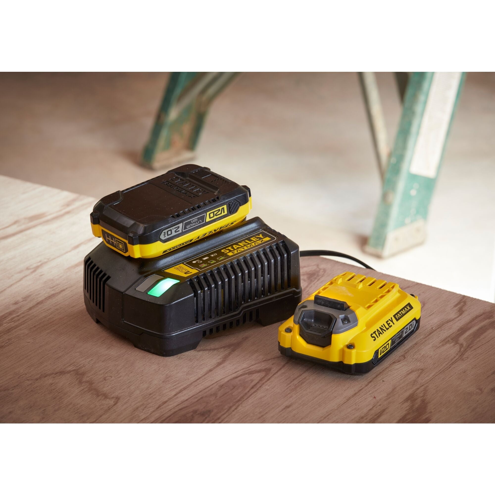 美國 STANLEY 史丹利 SFMCD721M2K-QW V20 充電式無刷衝擊電鑽 (2電1充套裝)