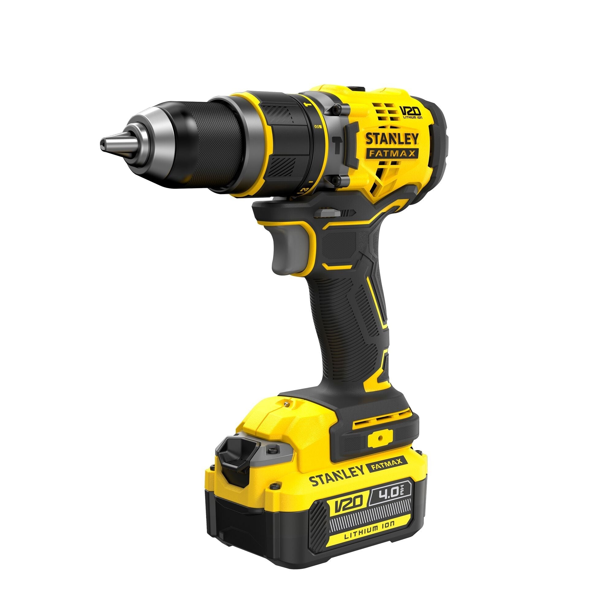 美國 STANLEY 史丹利 SFMCD721M2K-QW V20 充電式無刷衝擊電鑽 (2電1充套裝)
