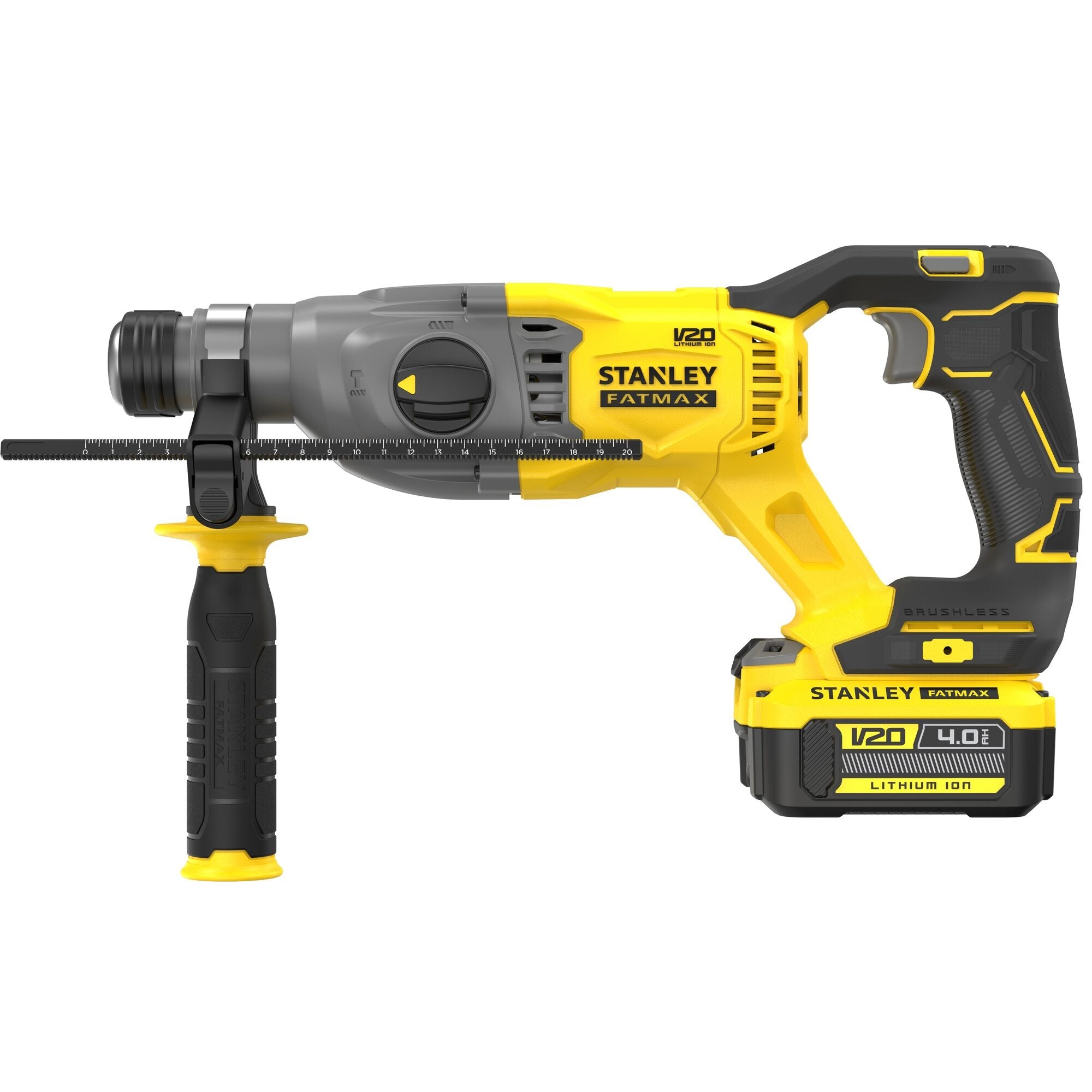 美國 STANLEY 史丹利 SFMCH900M22-QW V20 充電式三用油壓鑽 (2電1充套裝)